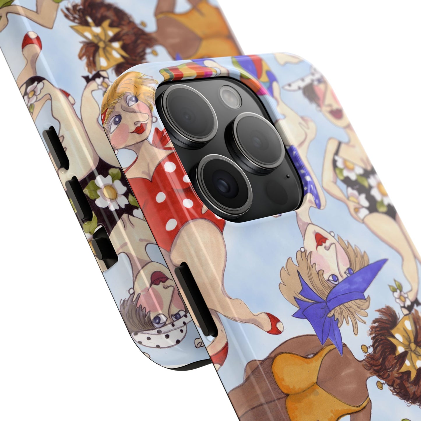 Bathing Beauties Blue Sky Phone Case