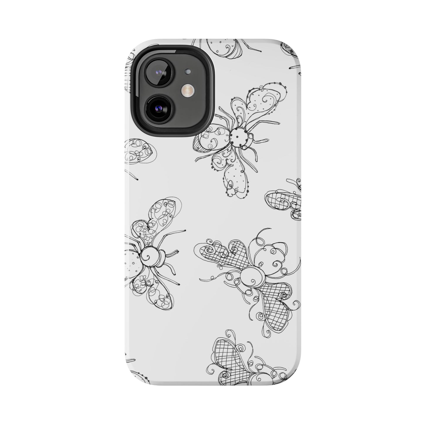 Busy Bees White Phone Case