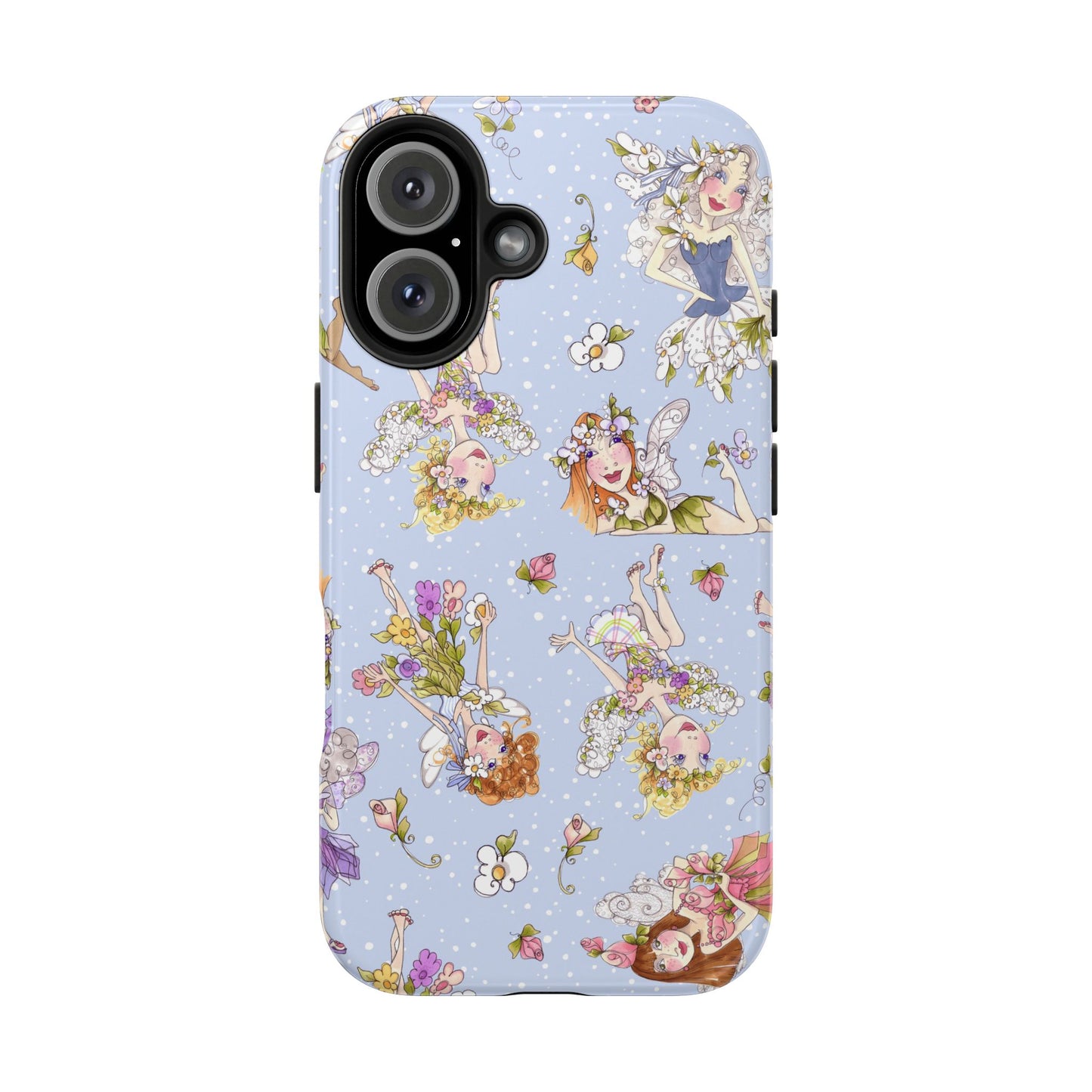Tossed Fairies Blue Phone Case