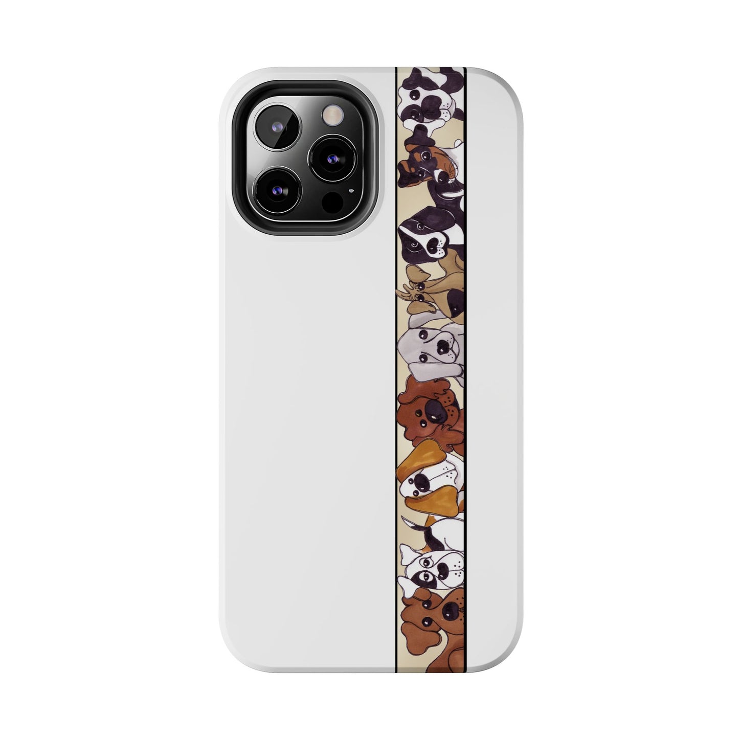 Doggie Delight Border Phone Case