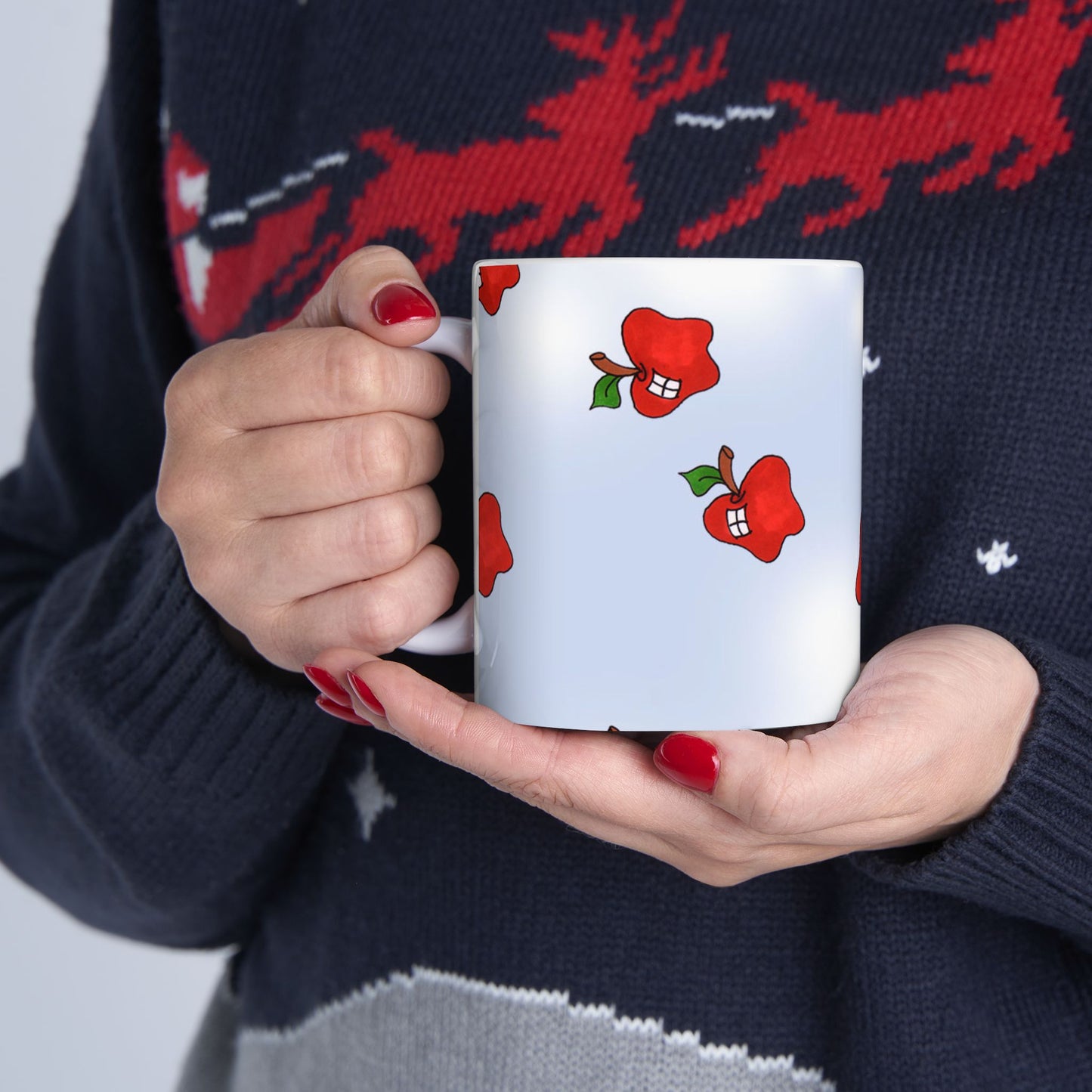 Flying Apples Blue Sky Cup