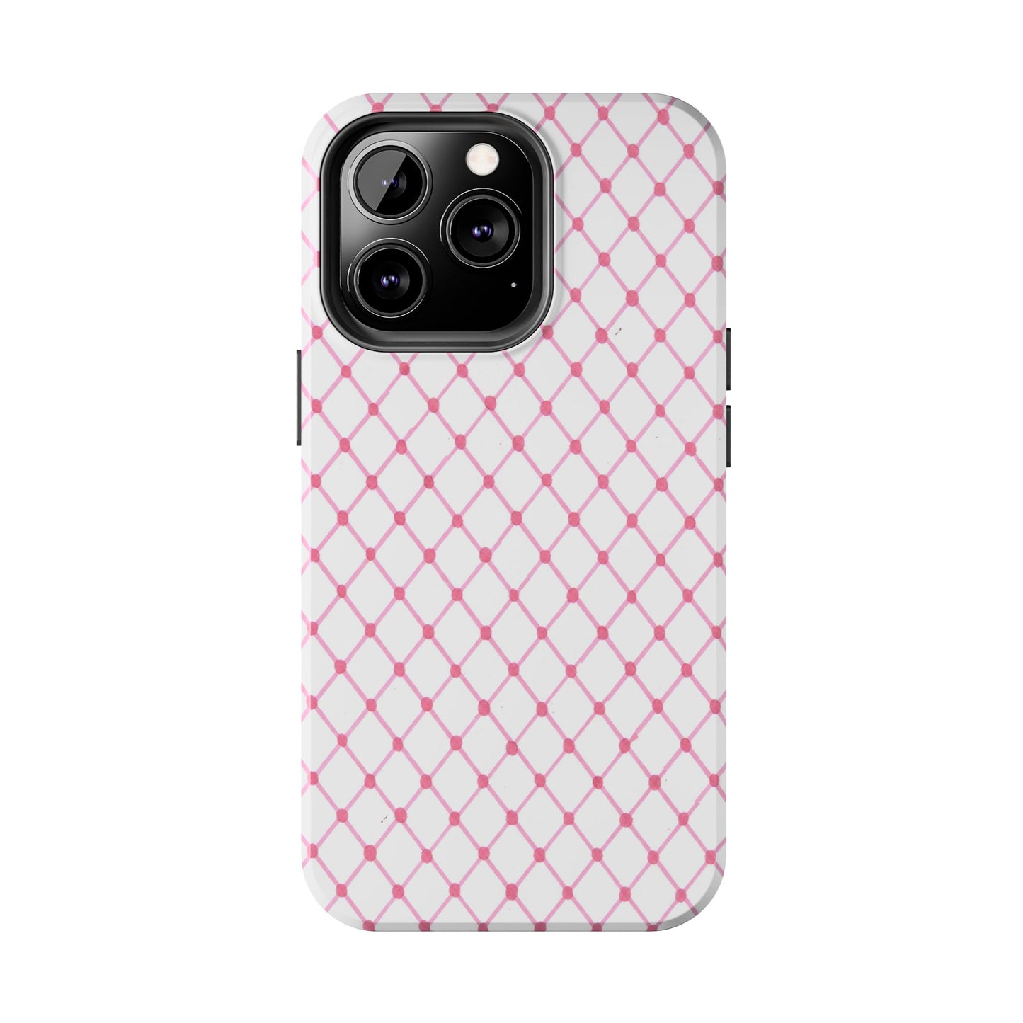 Diamond White / Pink Phone Case