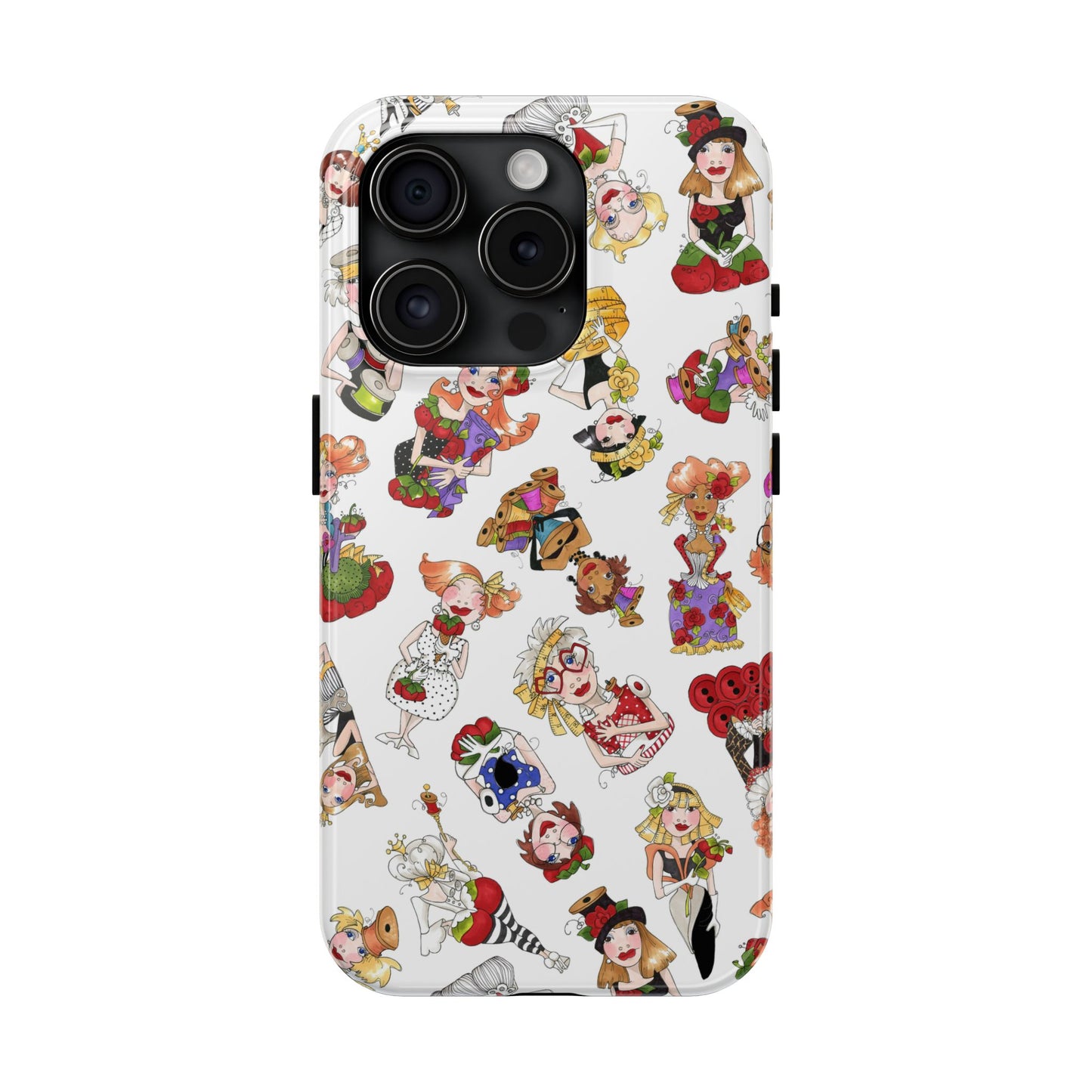 Curious Toss White Phone Case