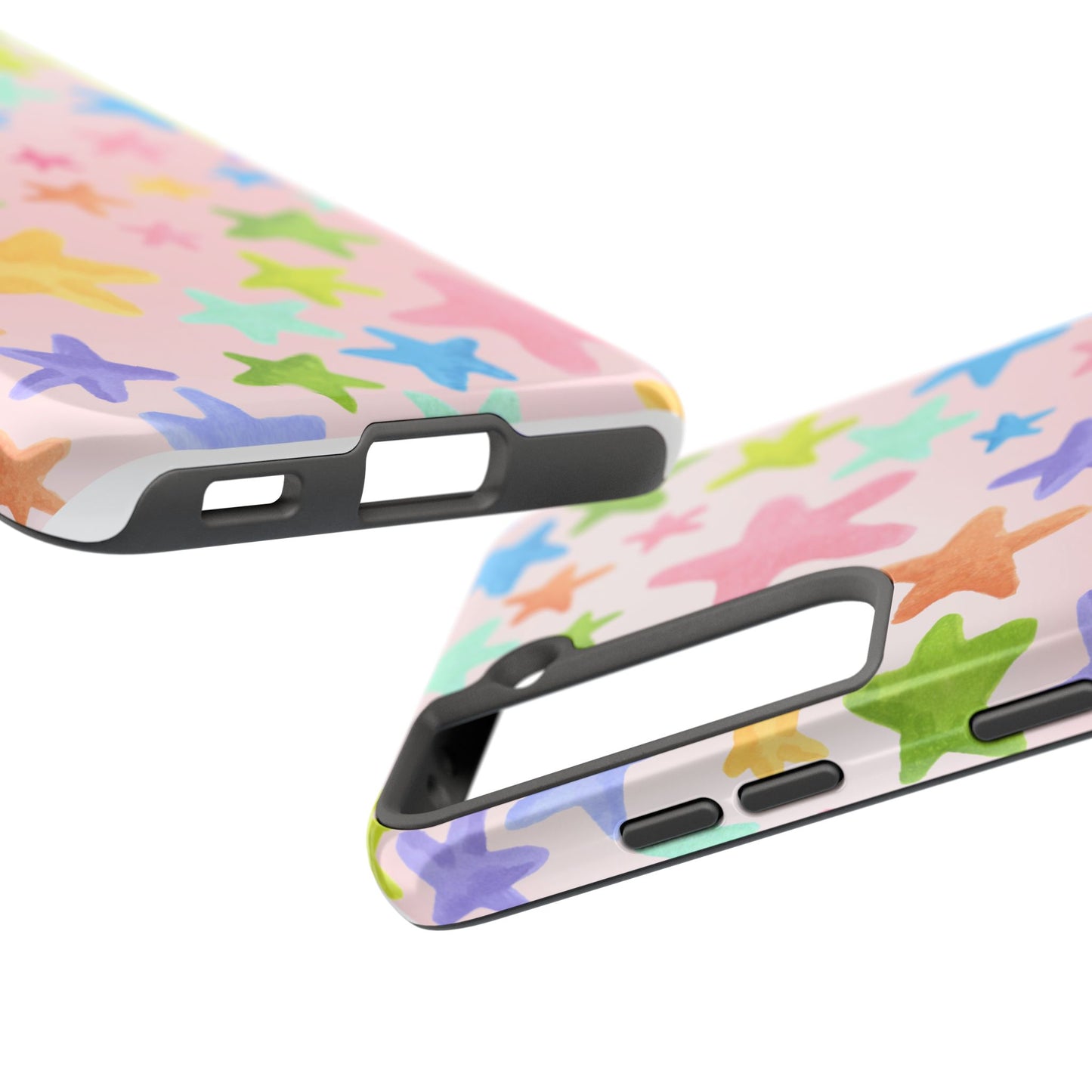 Happy Stars Pink Phone Case