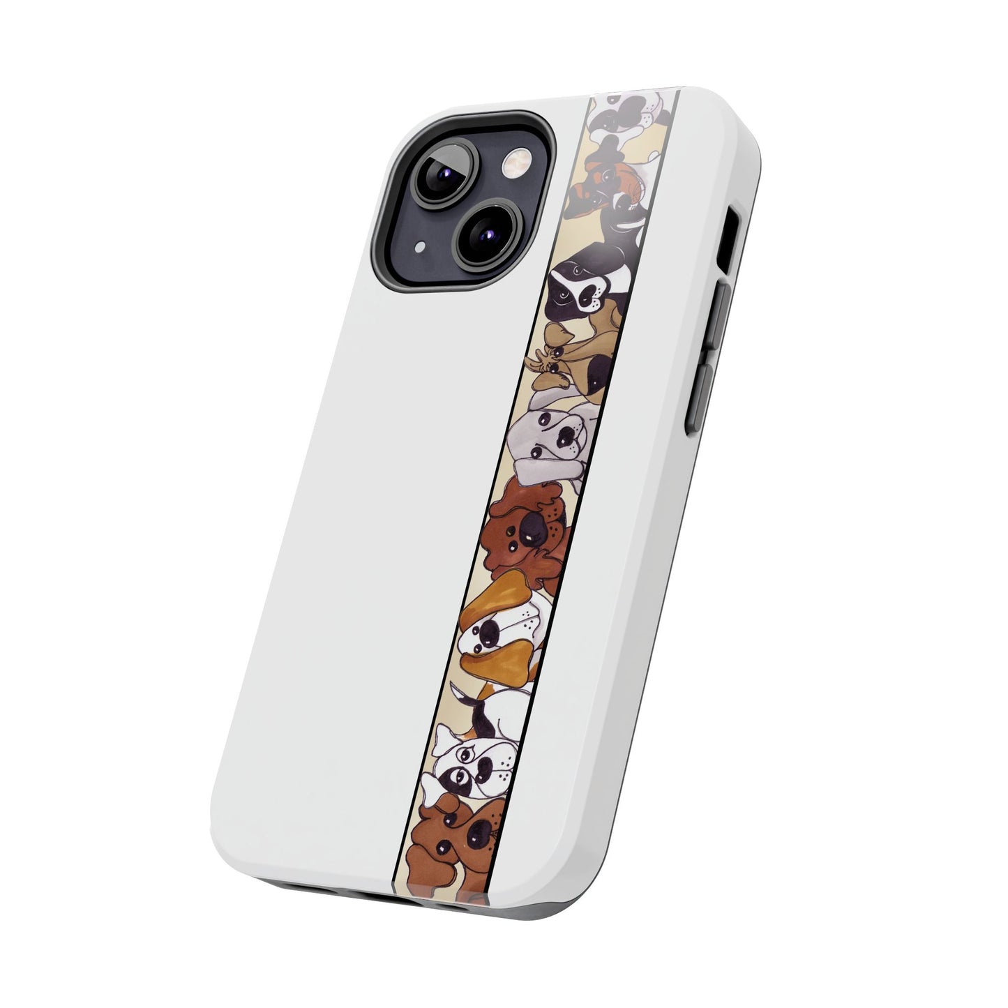 Doggie Delight Border Phone Case