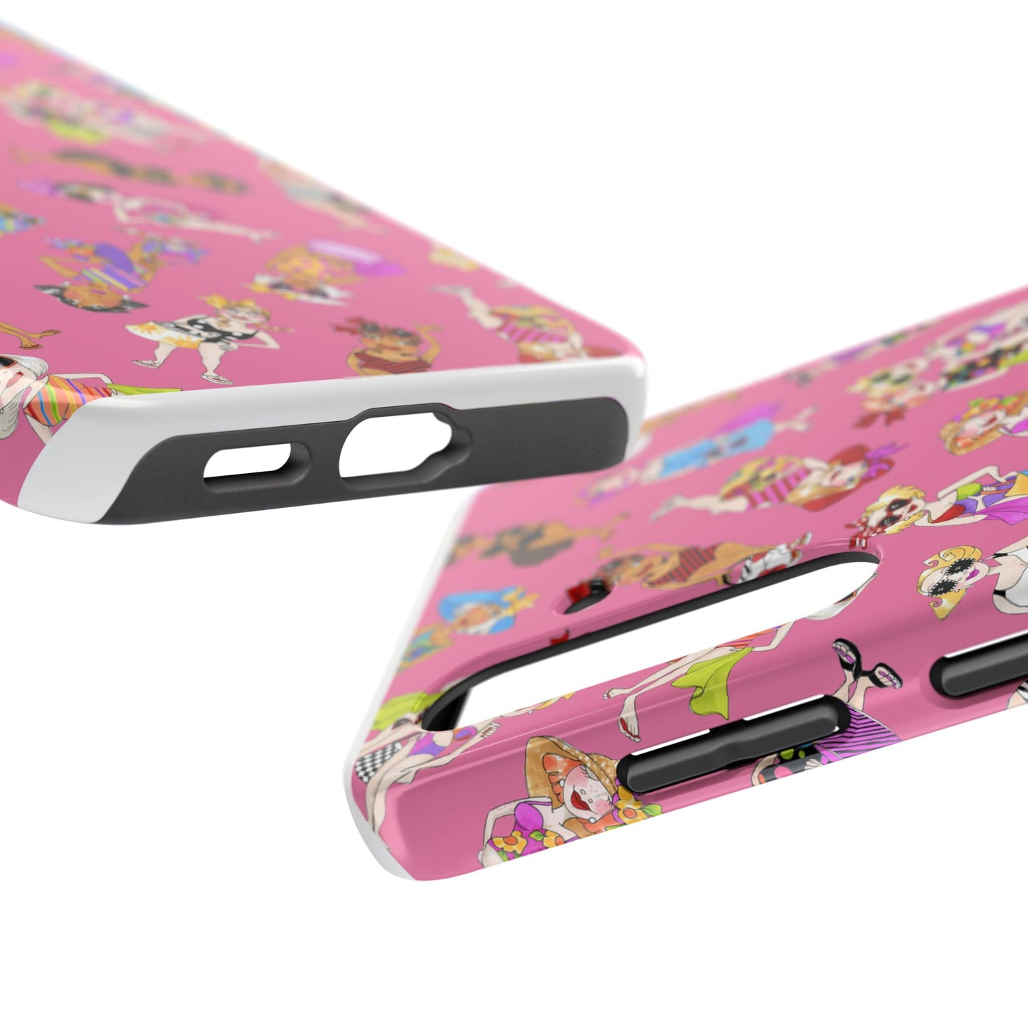 Tossed Beauties Pink Phone Case