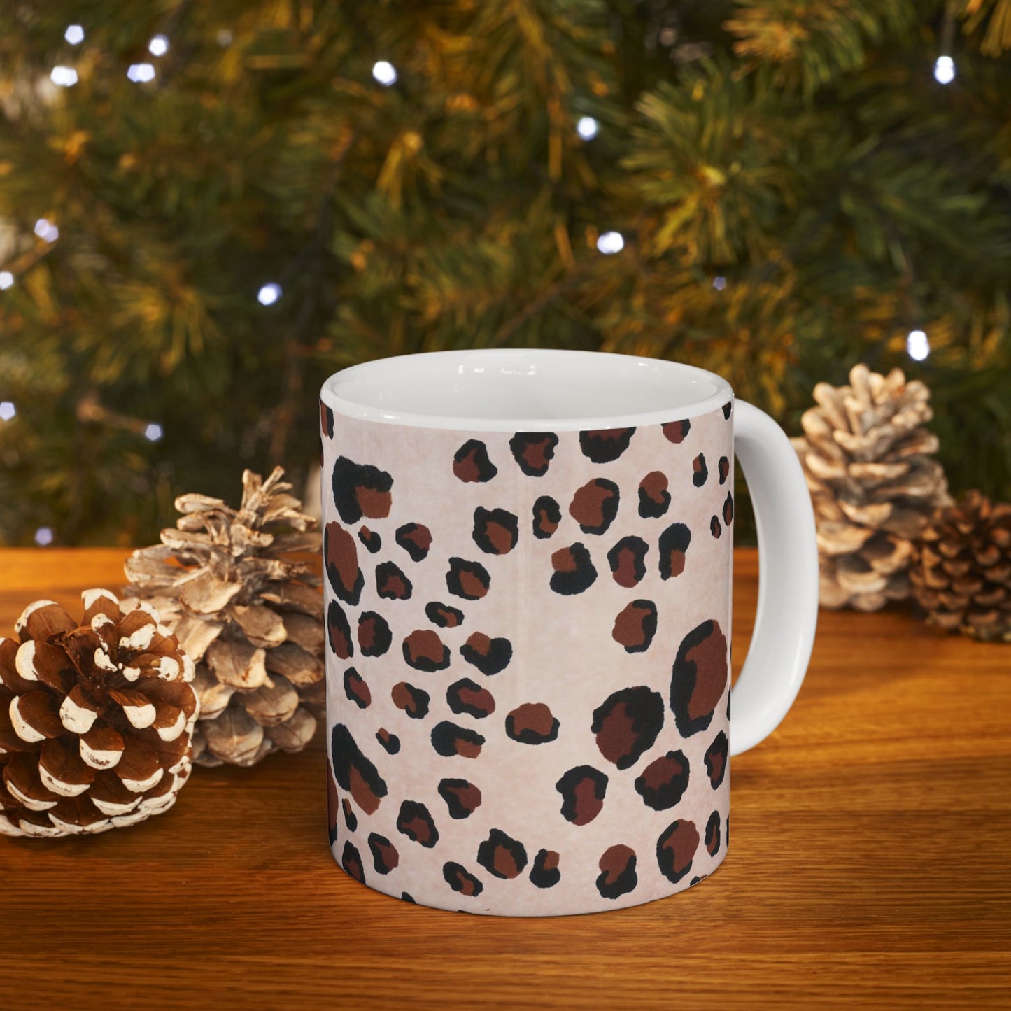Leopard Light Pink Cup