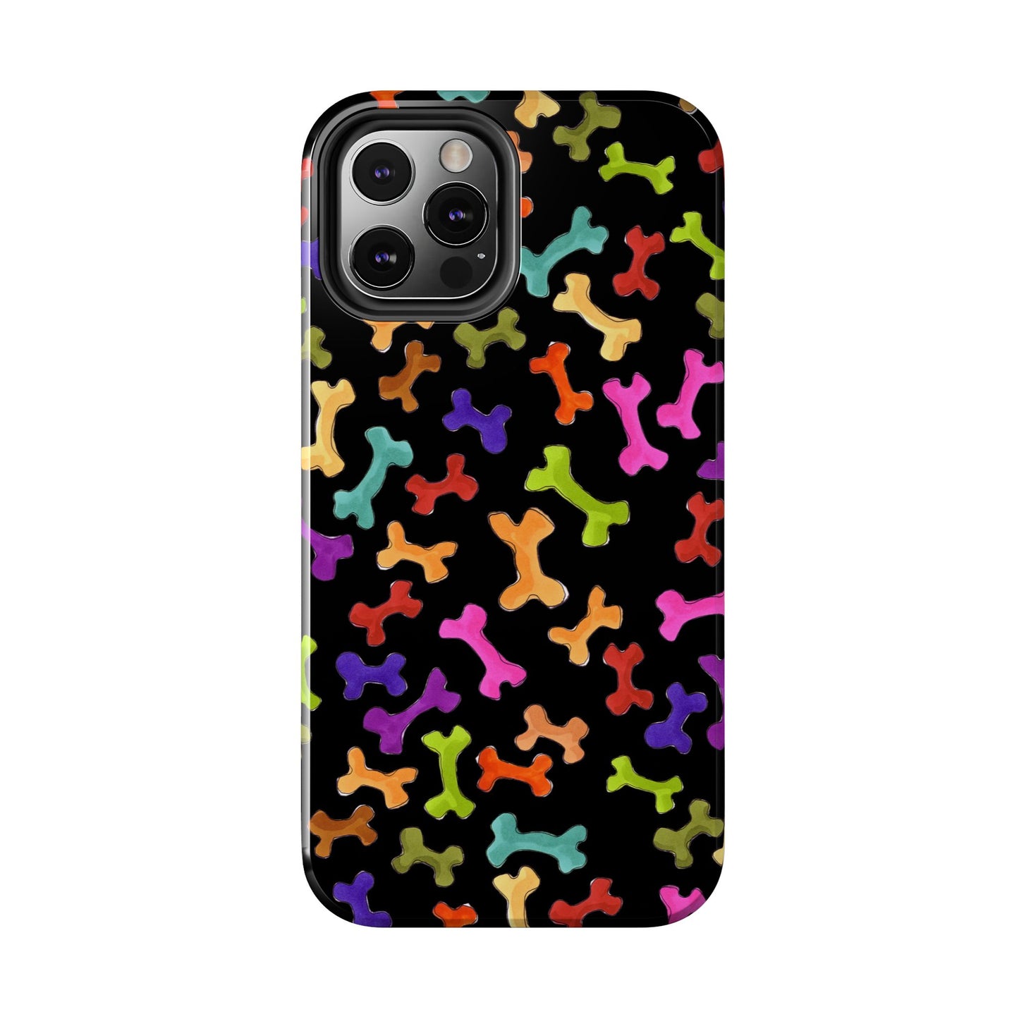 Happy Bones Black Phone Case