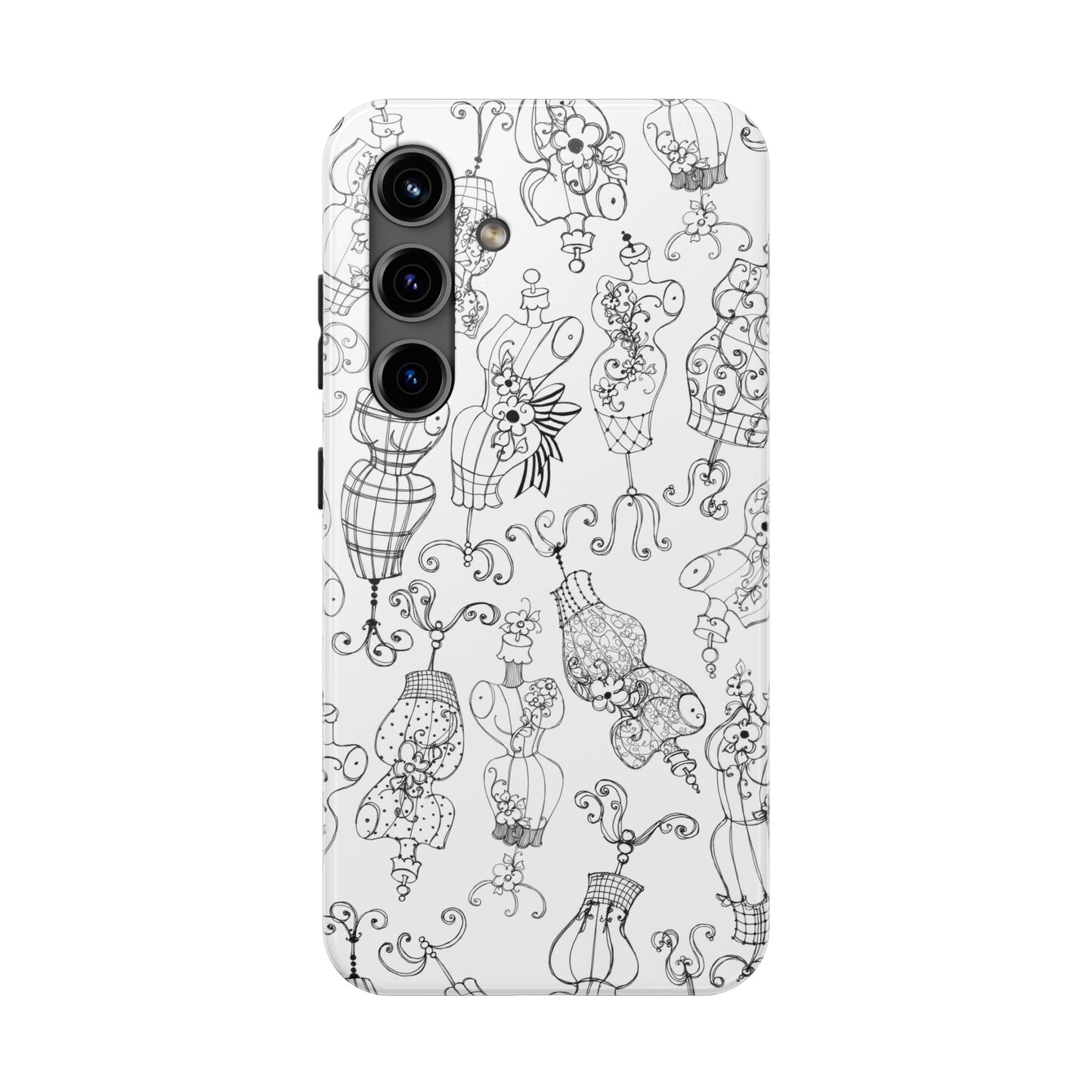 Mannequinique White / Black Phone Case