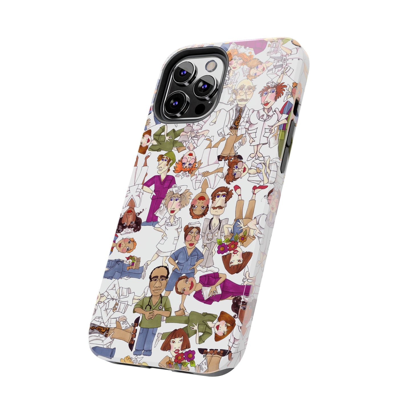 Diverse Nurse White Phone Case