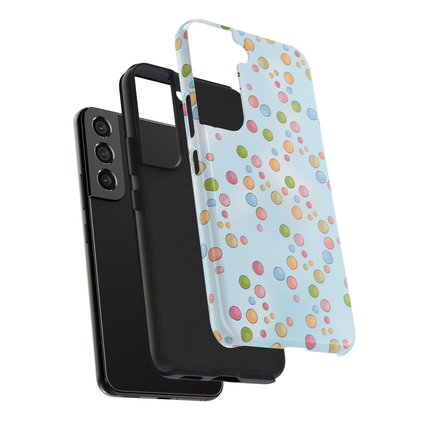 Clown Dots Blue Sky Phone Case
