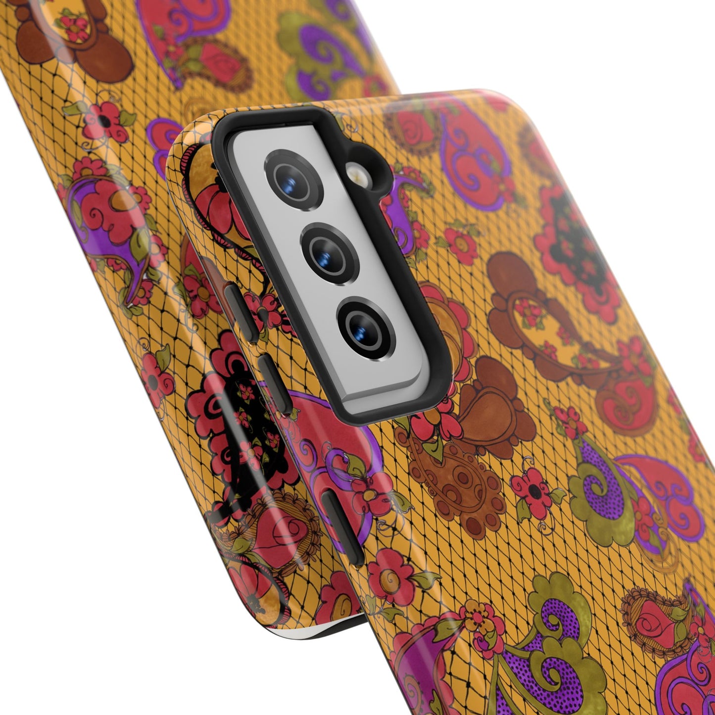 Posie Paisley Gold Phone Case