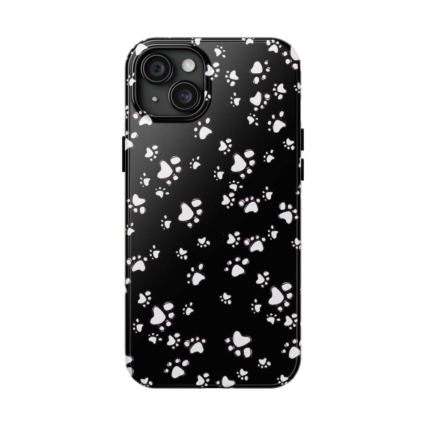 Paw Flakes Black Phone Case
