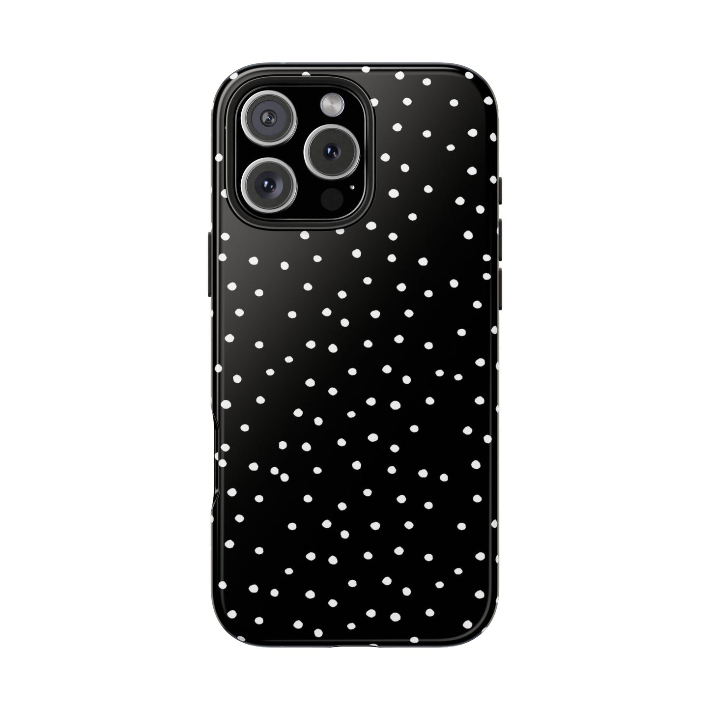 Dinky Dots Black / White Phone Case