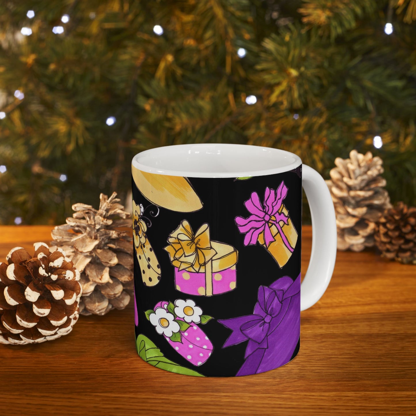 Accessories Tossed Black Cup