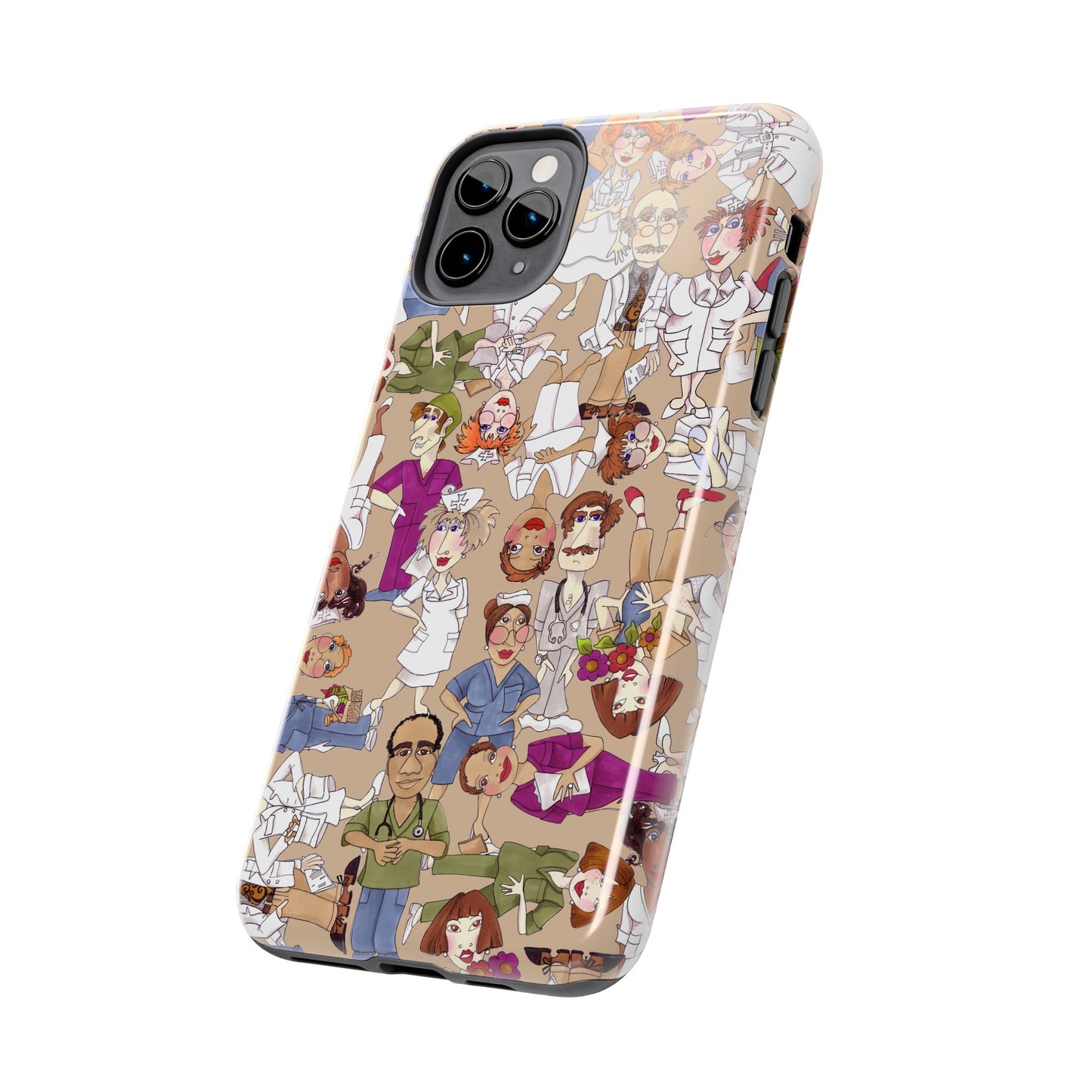Diverse Nurse Khaki Phone Case