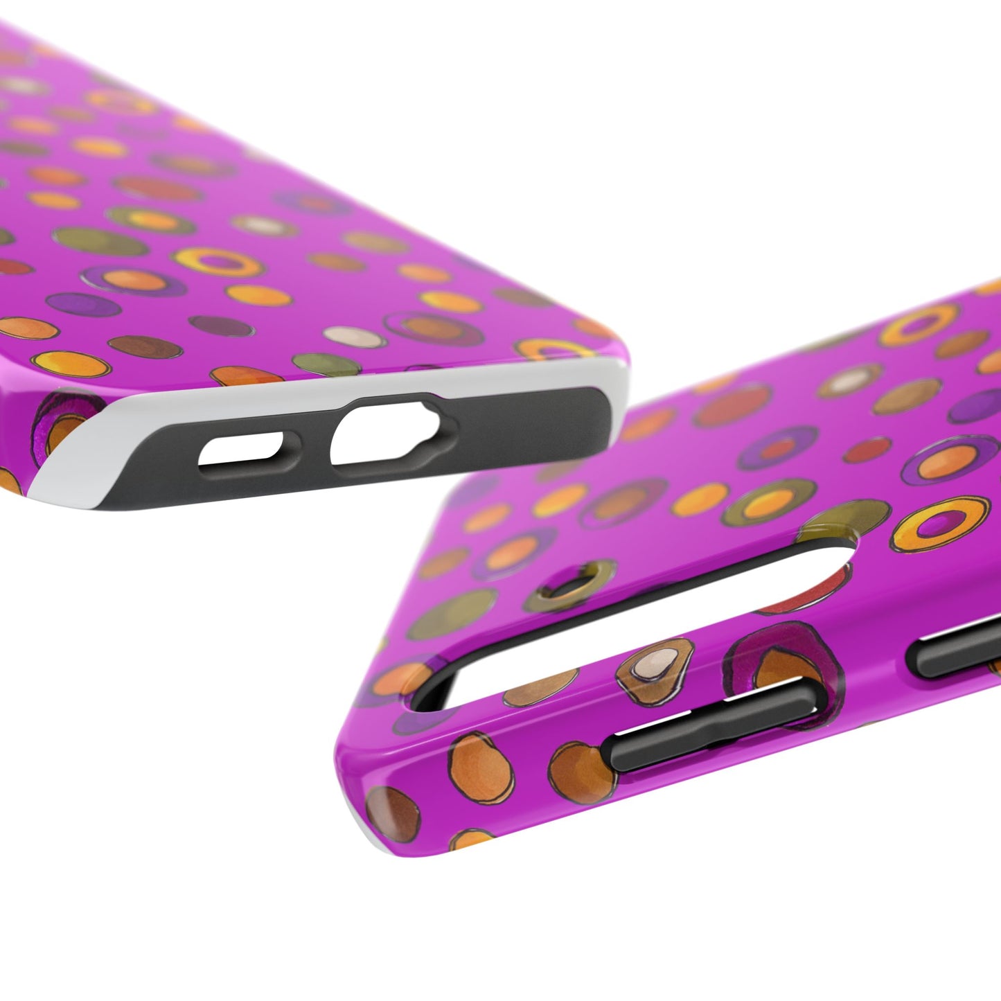 Double Dot Fuchsia Phone Case