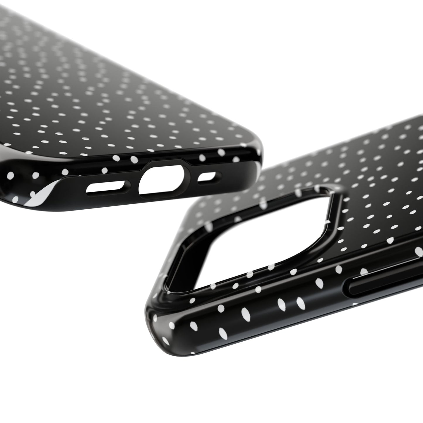 Dinky Dots Black / White Phone Case
