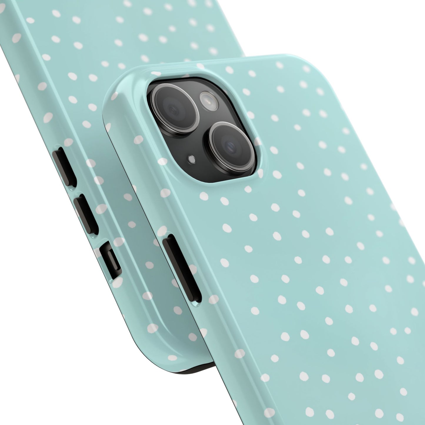 Petite Dots Seafoam / White Phone Case