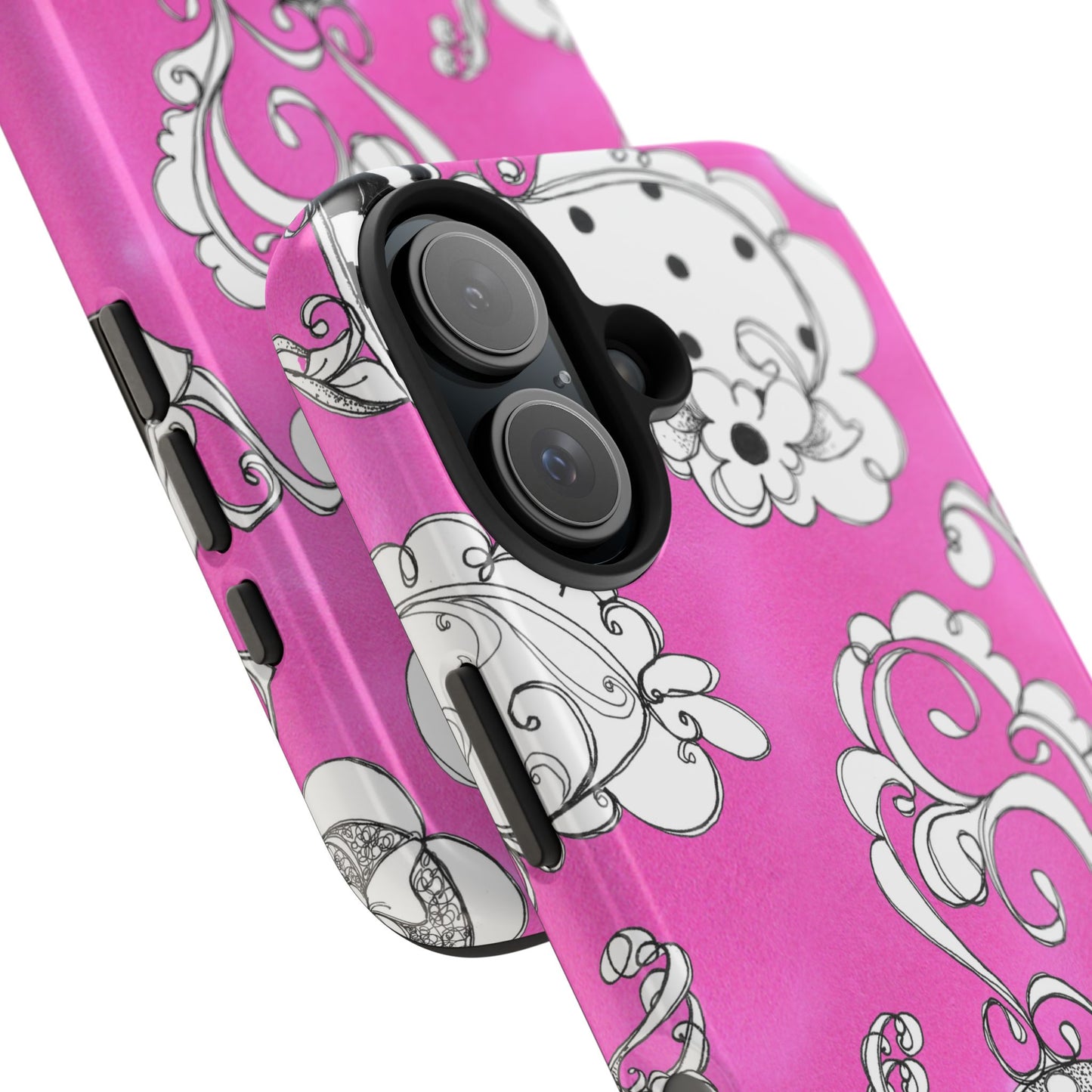 Bistro Chairs Pink Phone Case