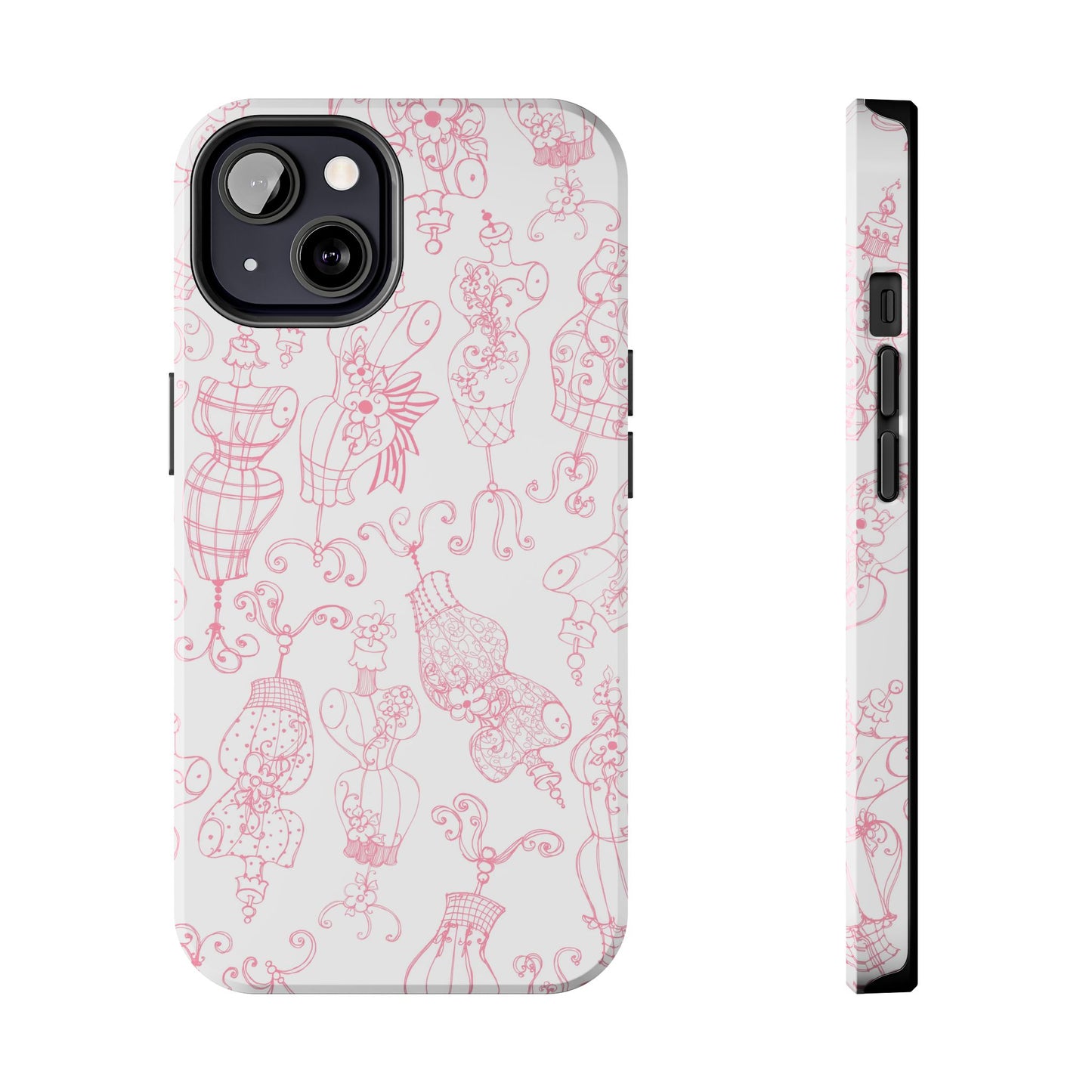 Mannequinique White / Pink Phone Case
