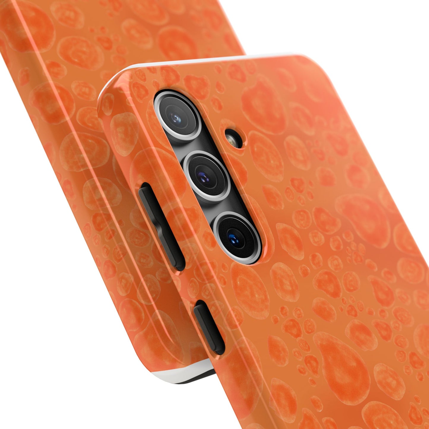 Paw Dots Orange Phone Case