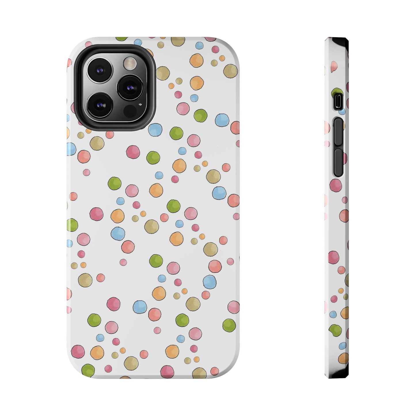 Clown Dots White Phone Case