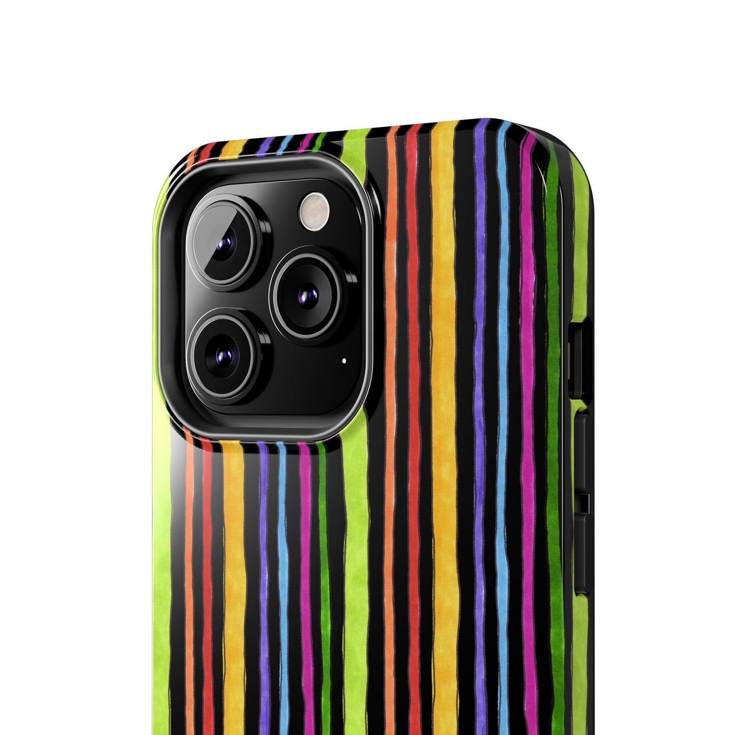 Stripe Fancy Black Phone Case