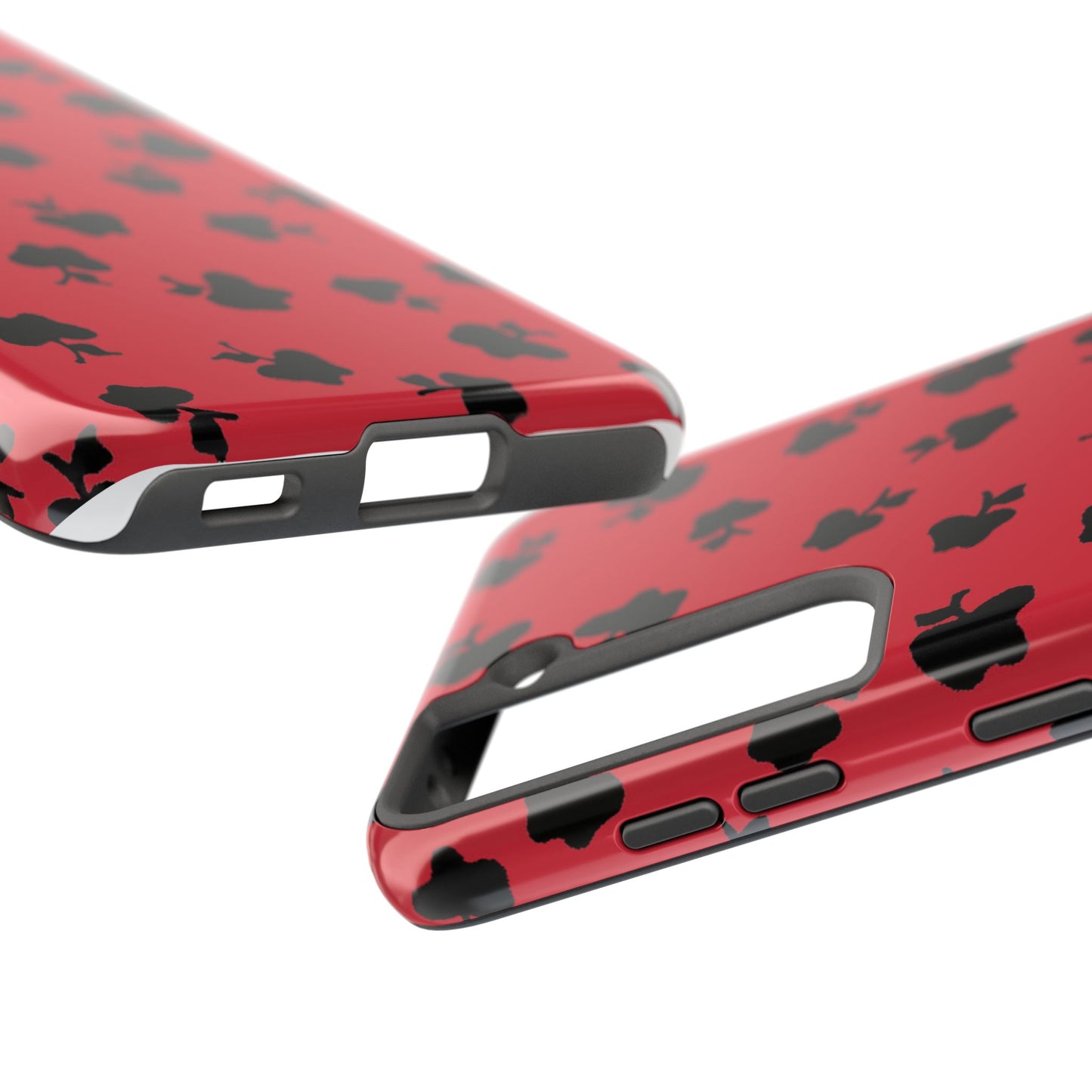Happy Apples Red / Black Phone Case
