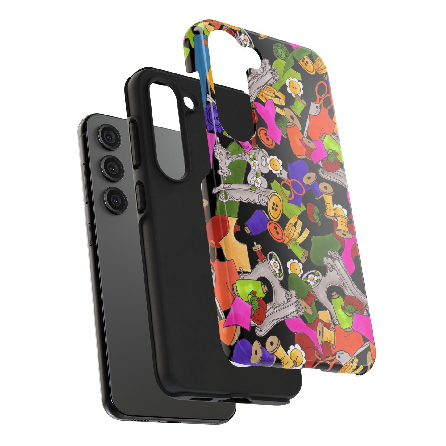 Kaleidasew Black Phone Case