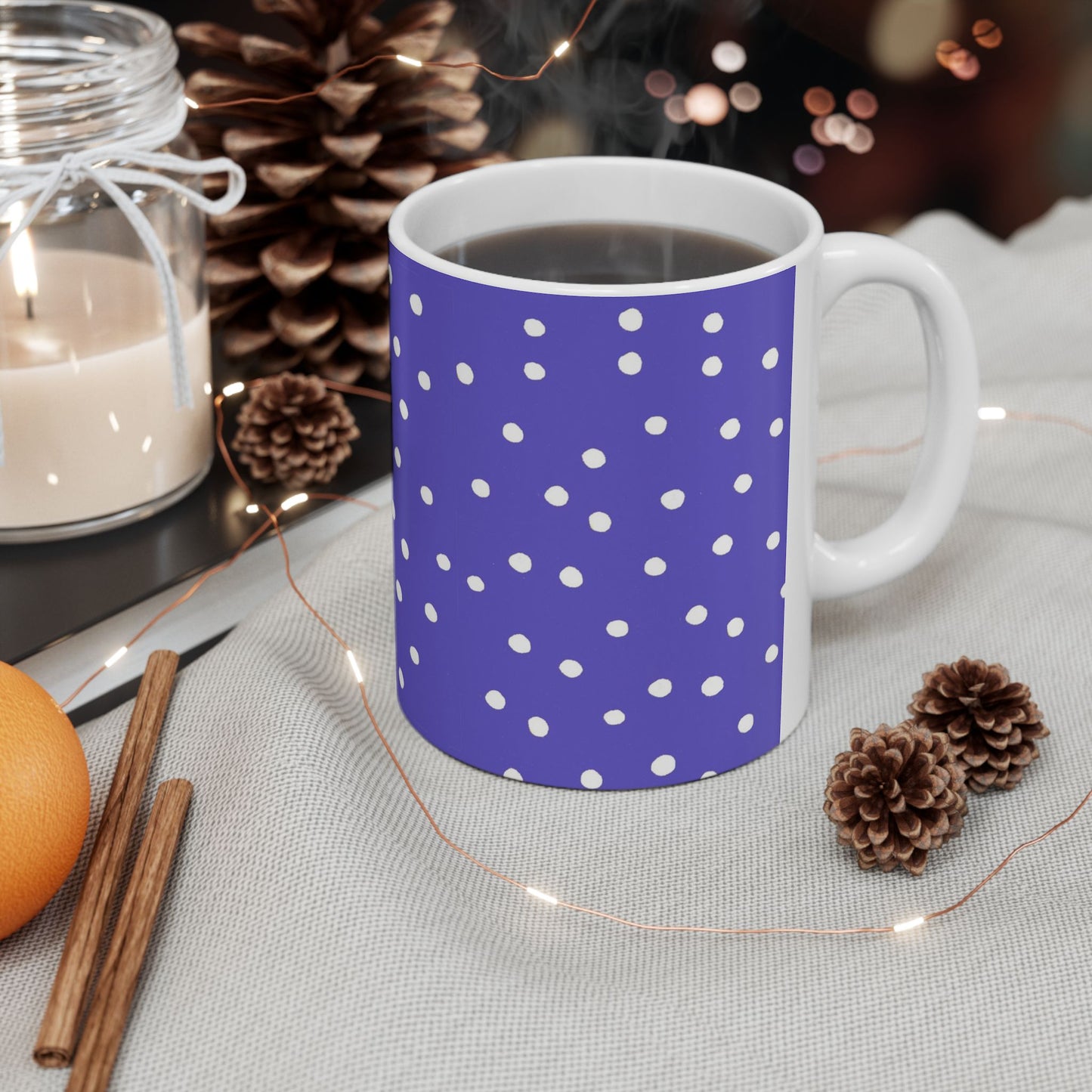 Dinky Dots Blue / White Cup