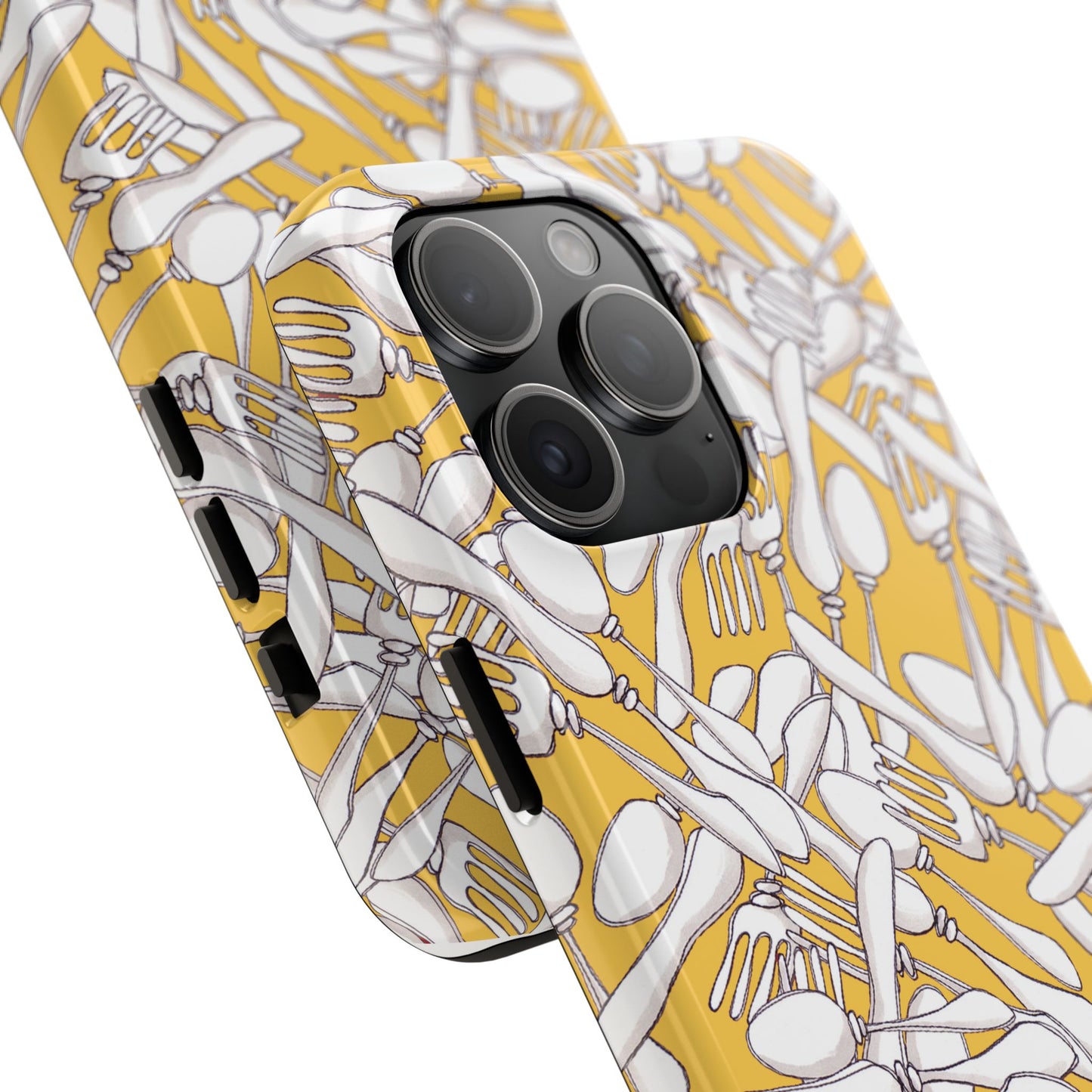Silverware Wars Yellow Phone Case