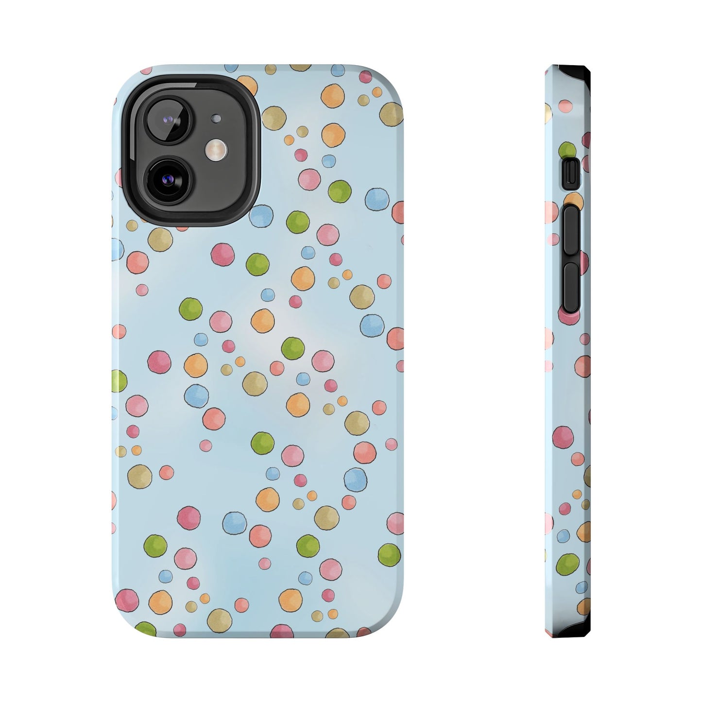 Clown Dots Blue Sky Phone Case
