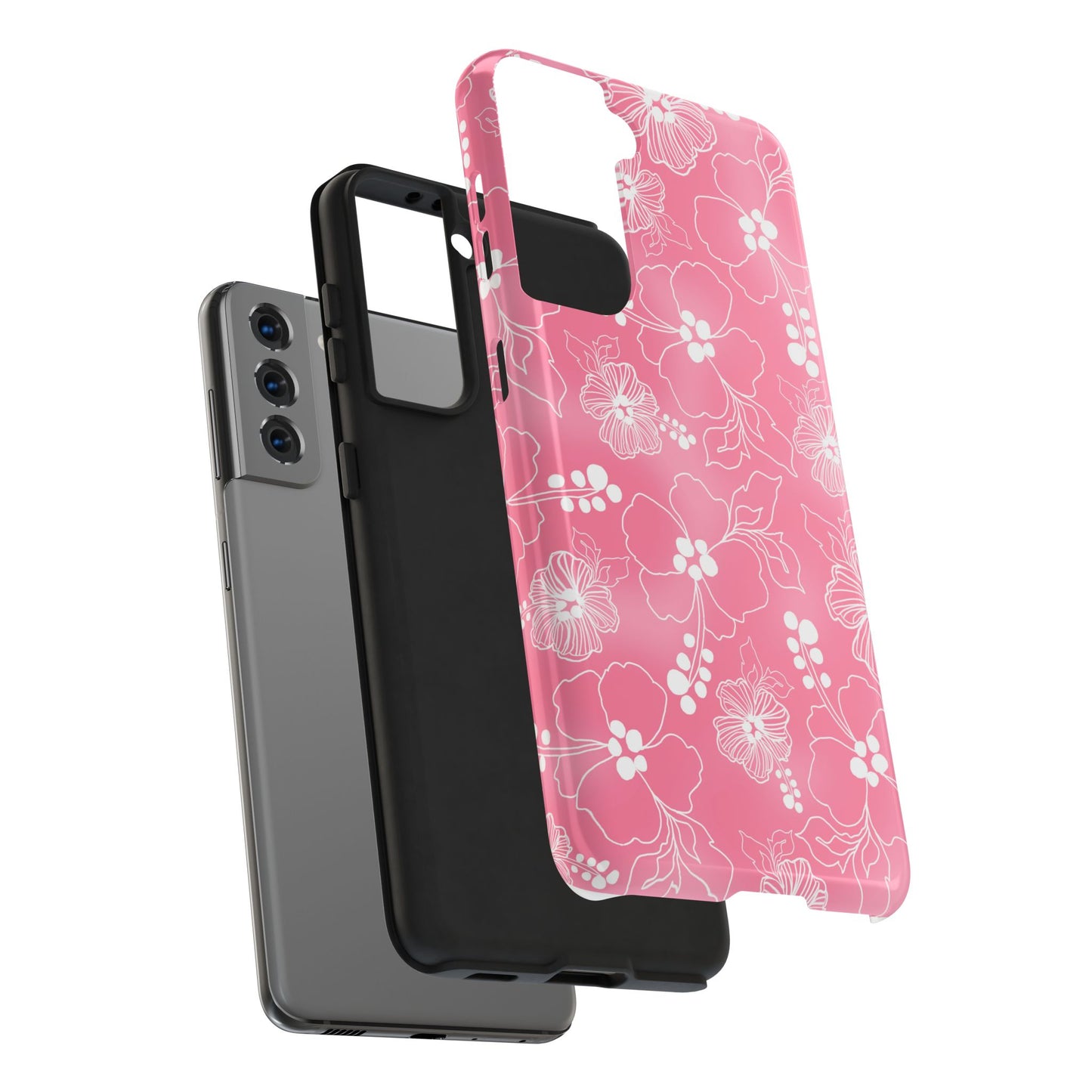 Lacey Hibiscus Pink Phone Case