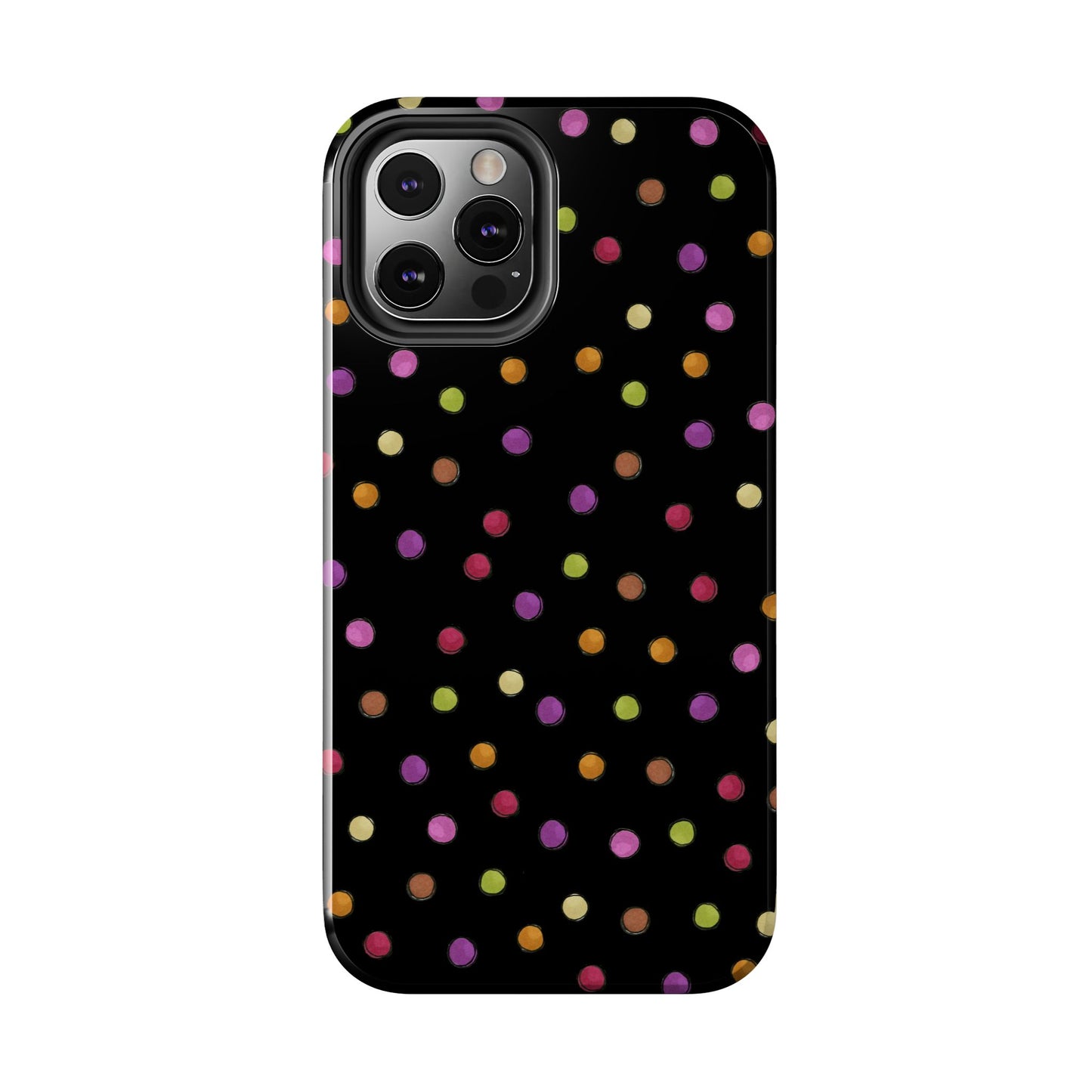 Tea Dot Black Phone Case