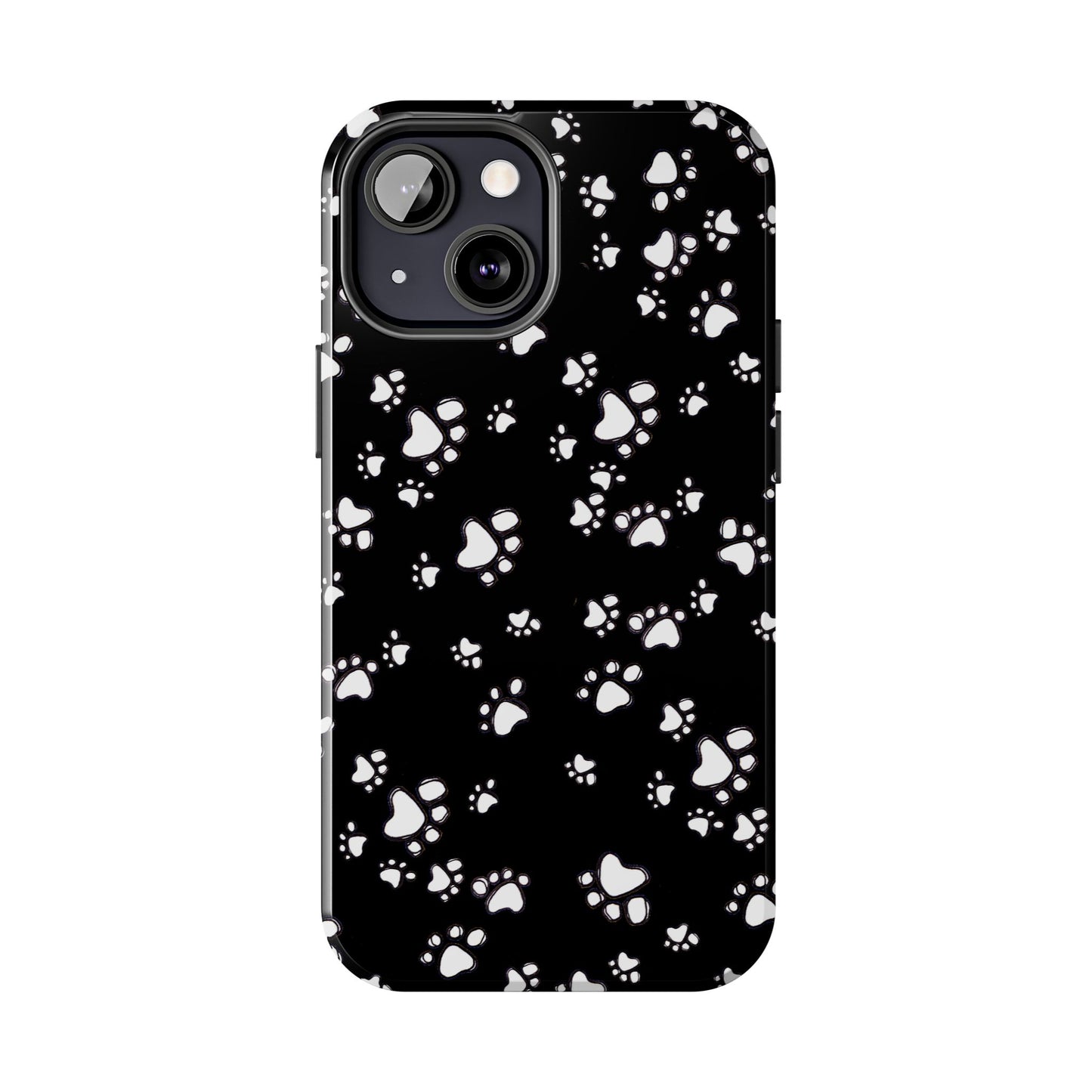 Paw Flakes Black Phone Case