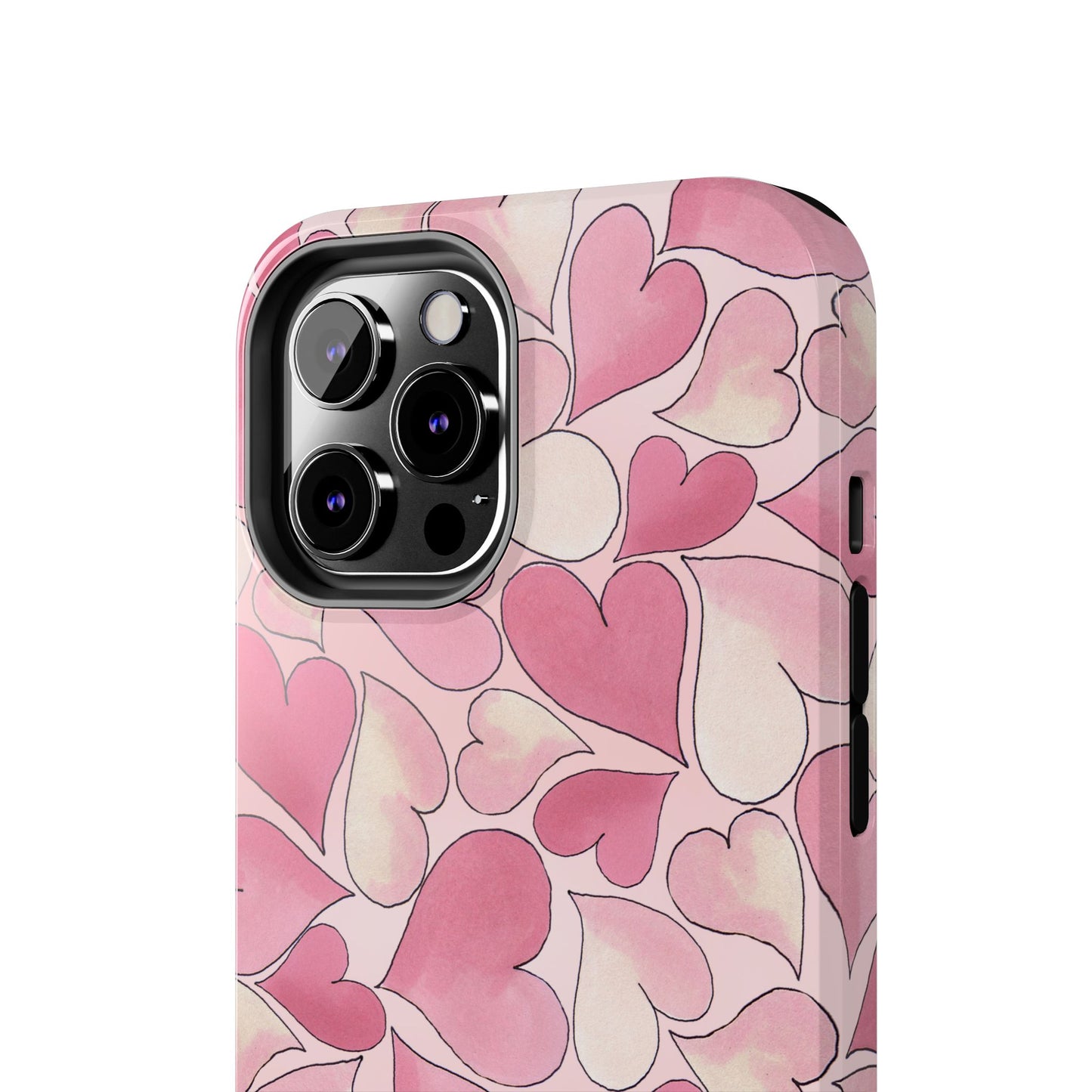 Hearts Pink Sky Phone Case
