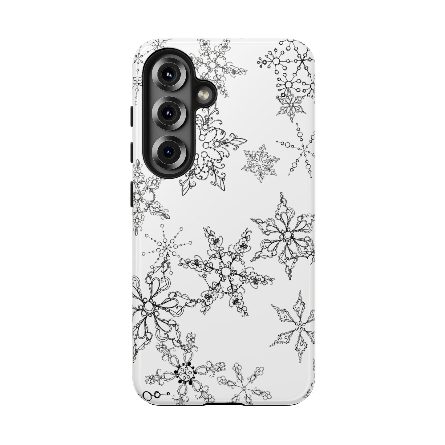 Random Flakes White Phone Case