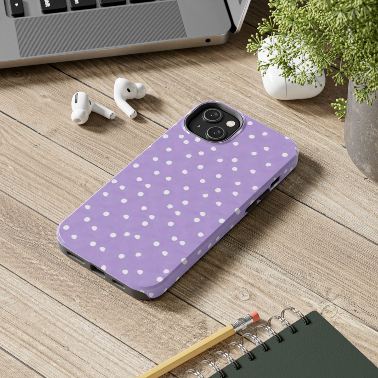 Space Dots Lilac Phone Case