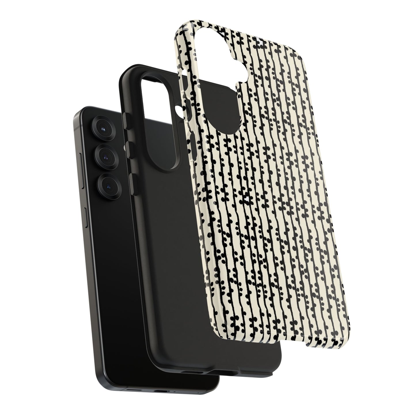 Loopy Stripe Bone Phone Case