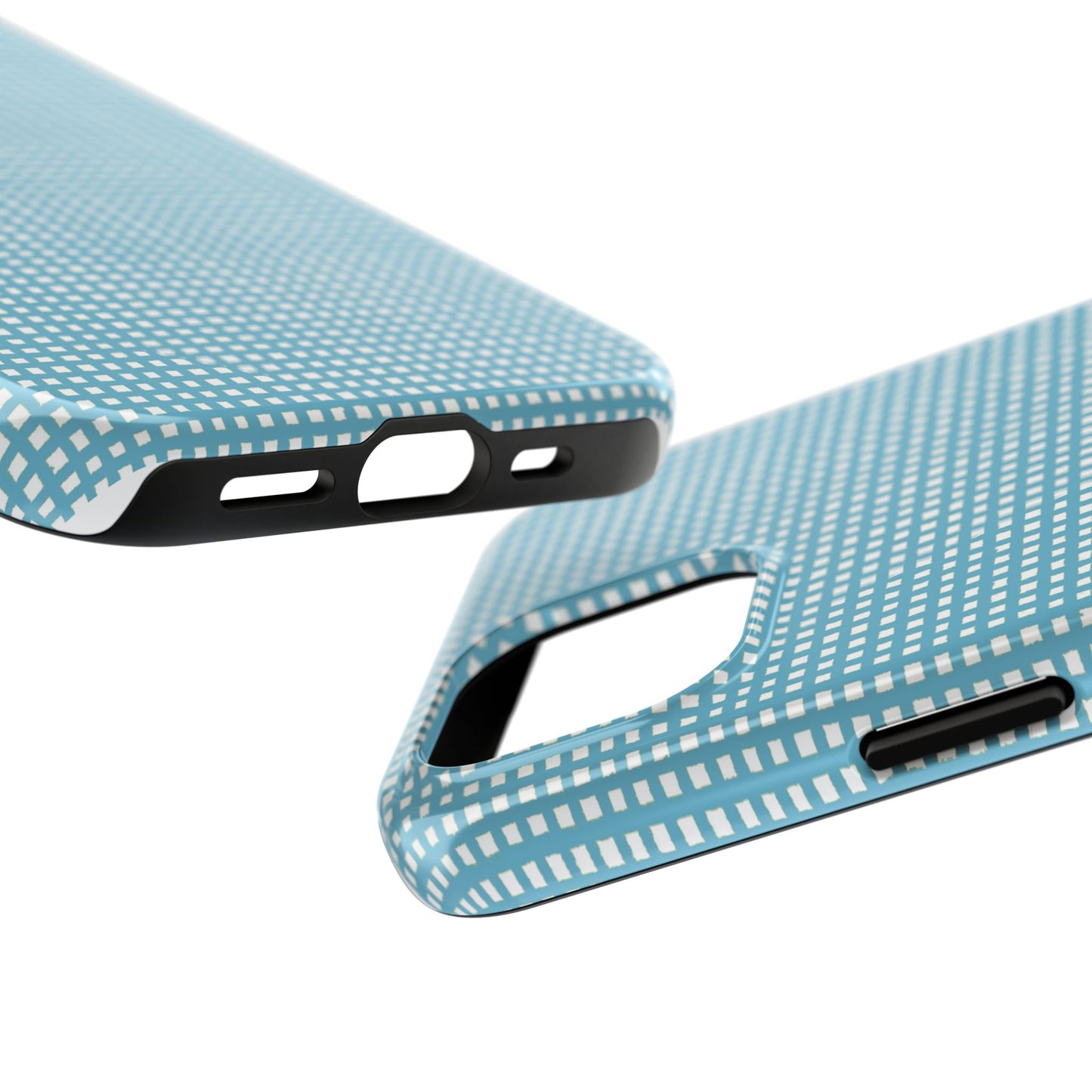Chipper Check Turquoise Phone Case