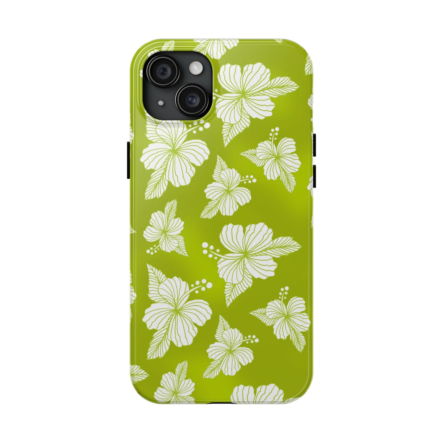 Hibiscus Green Phone Case