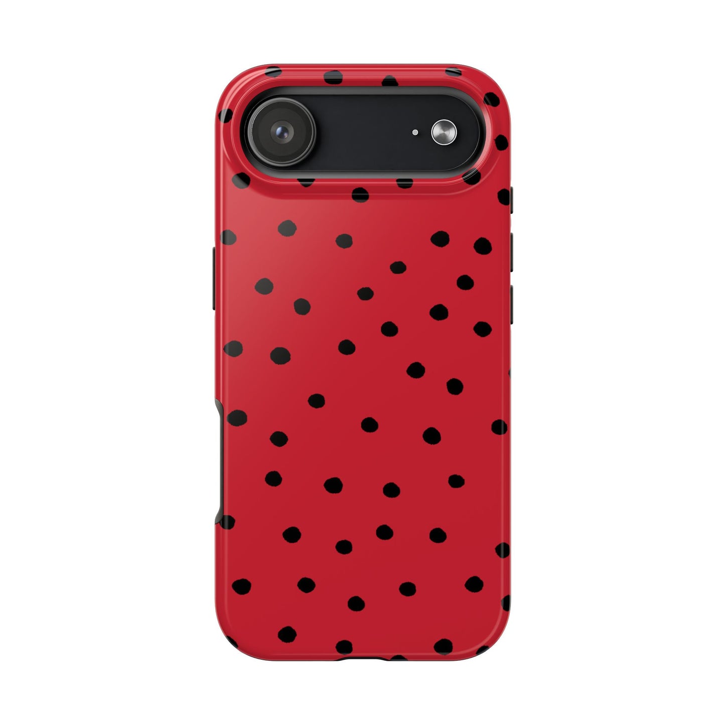 Dinky Dots Red / Black Phone Case