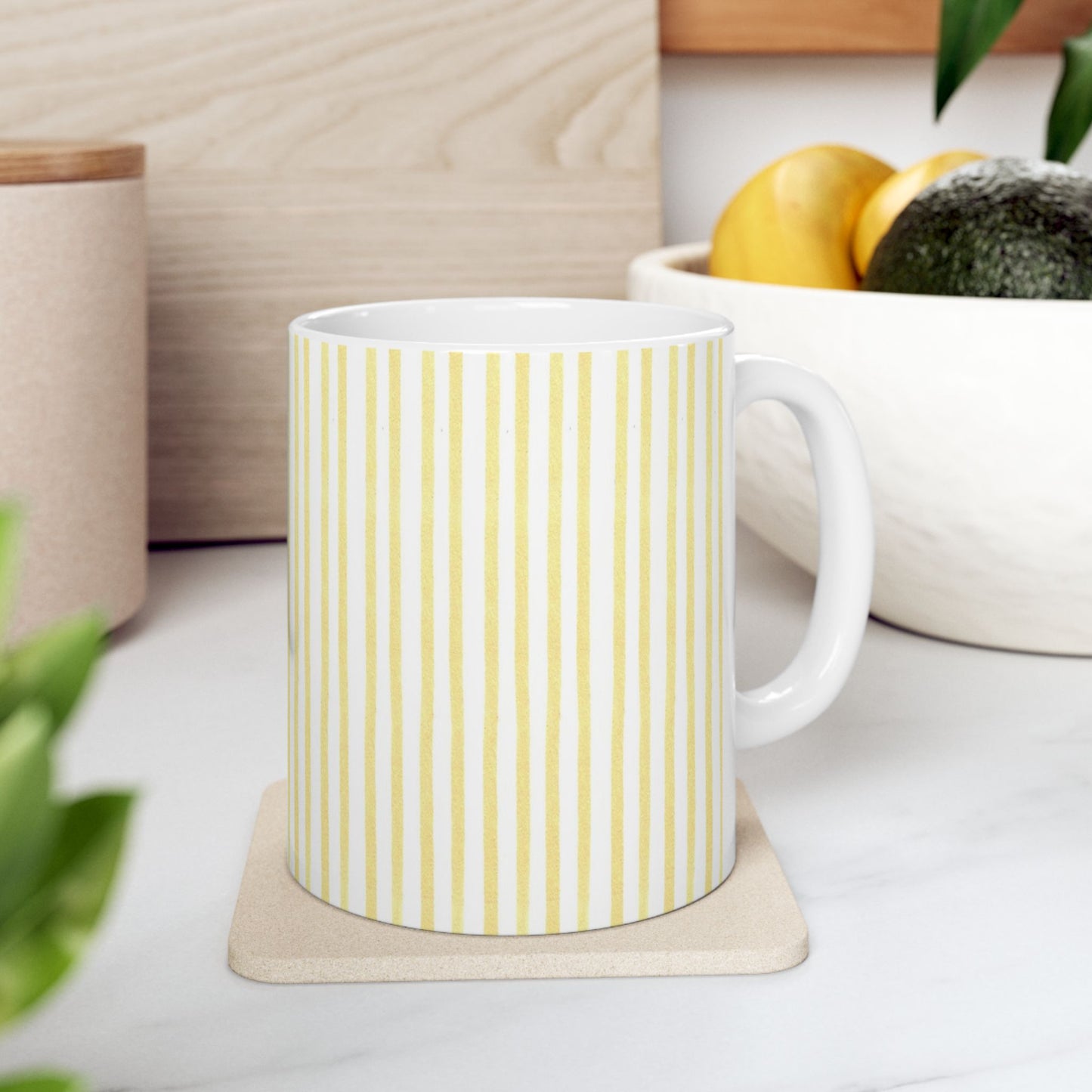 Stout Stripe Yellow Cup