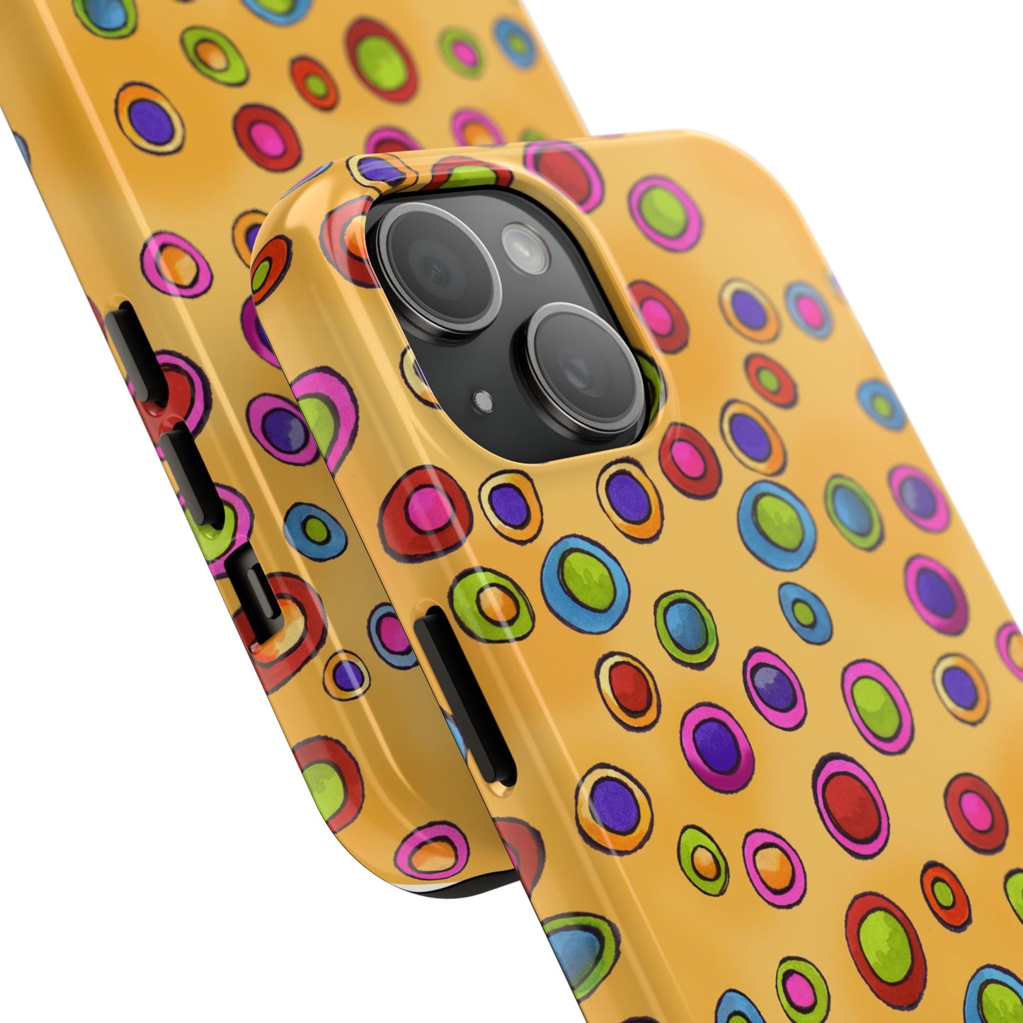 Dopey Dots Yellow Phone Case