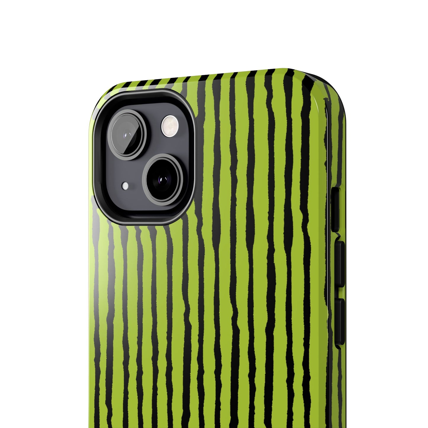 Sorta Stripe Green / Black Phone Case