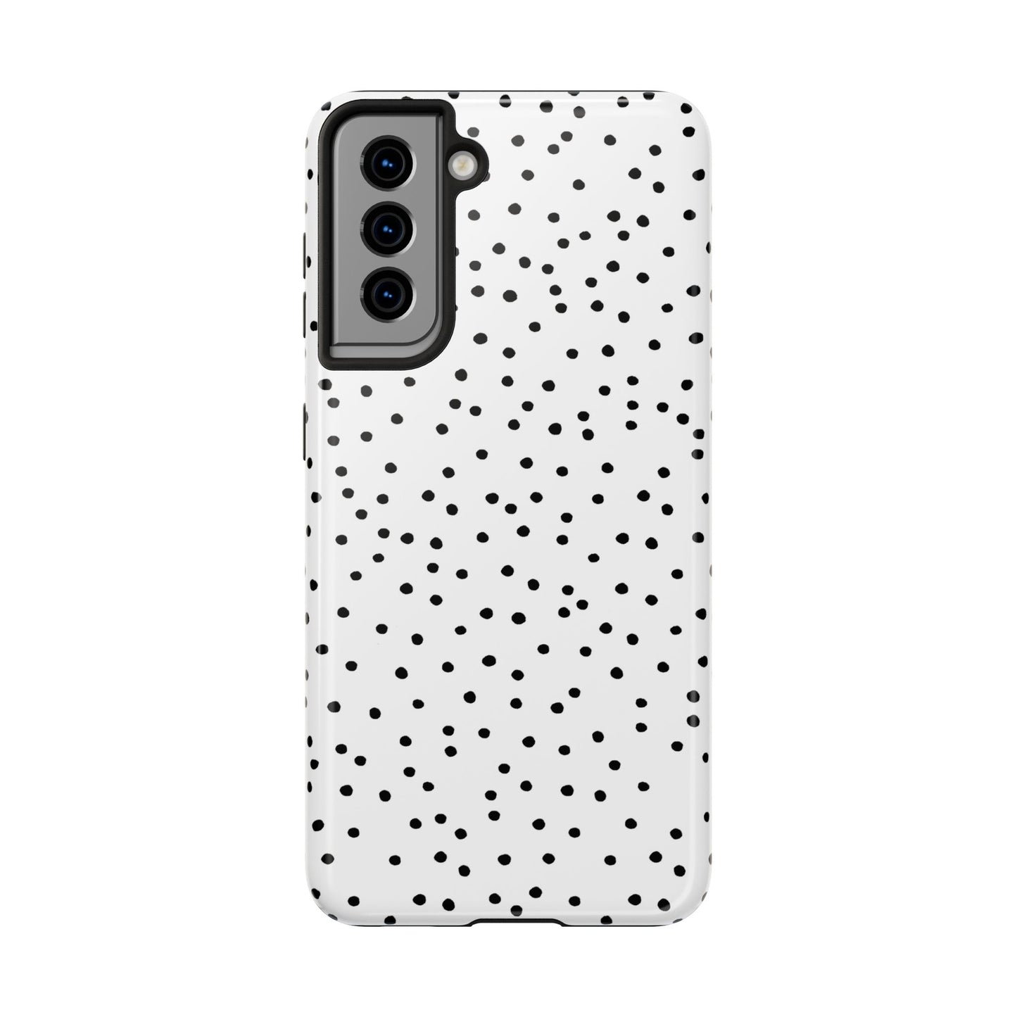 Dinky Dots White / Black Phone Case
