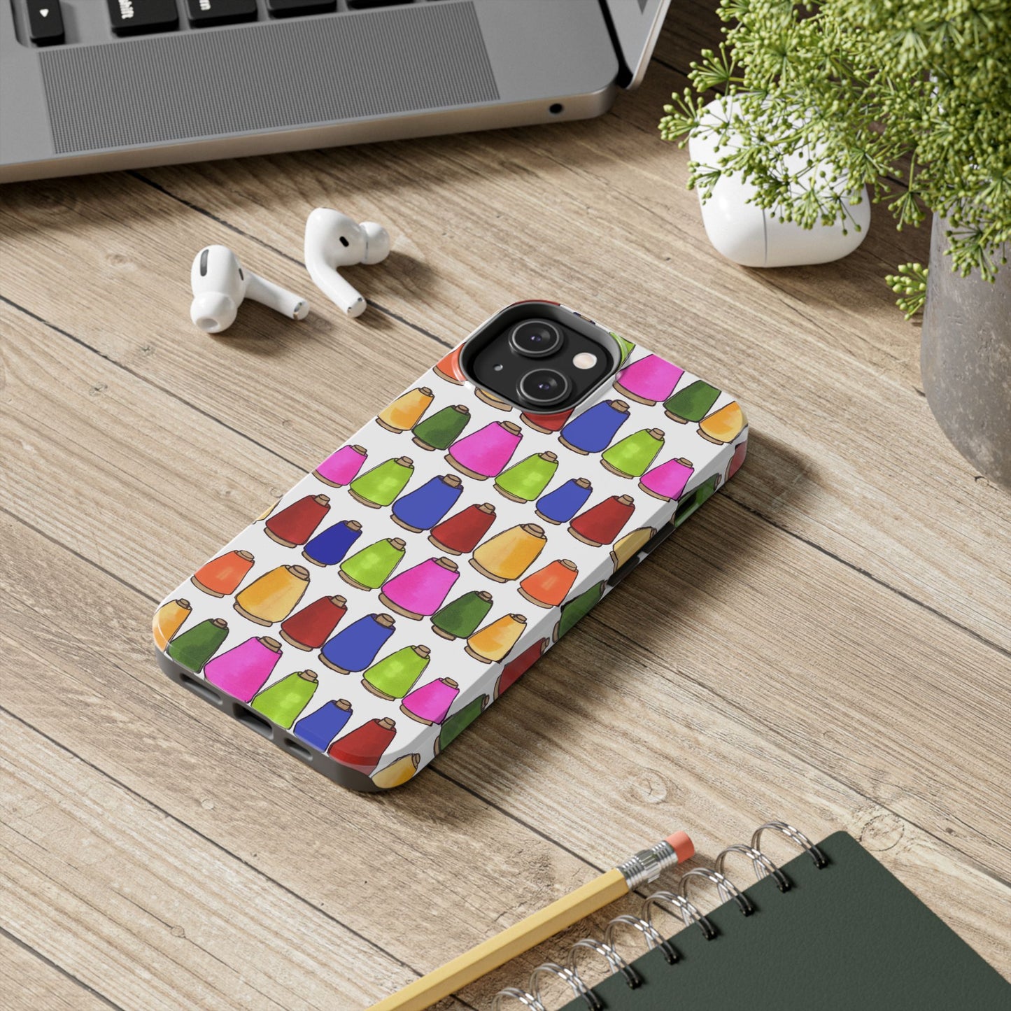 Coneiferous White / Multi Phone Case