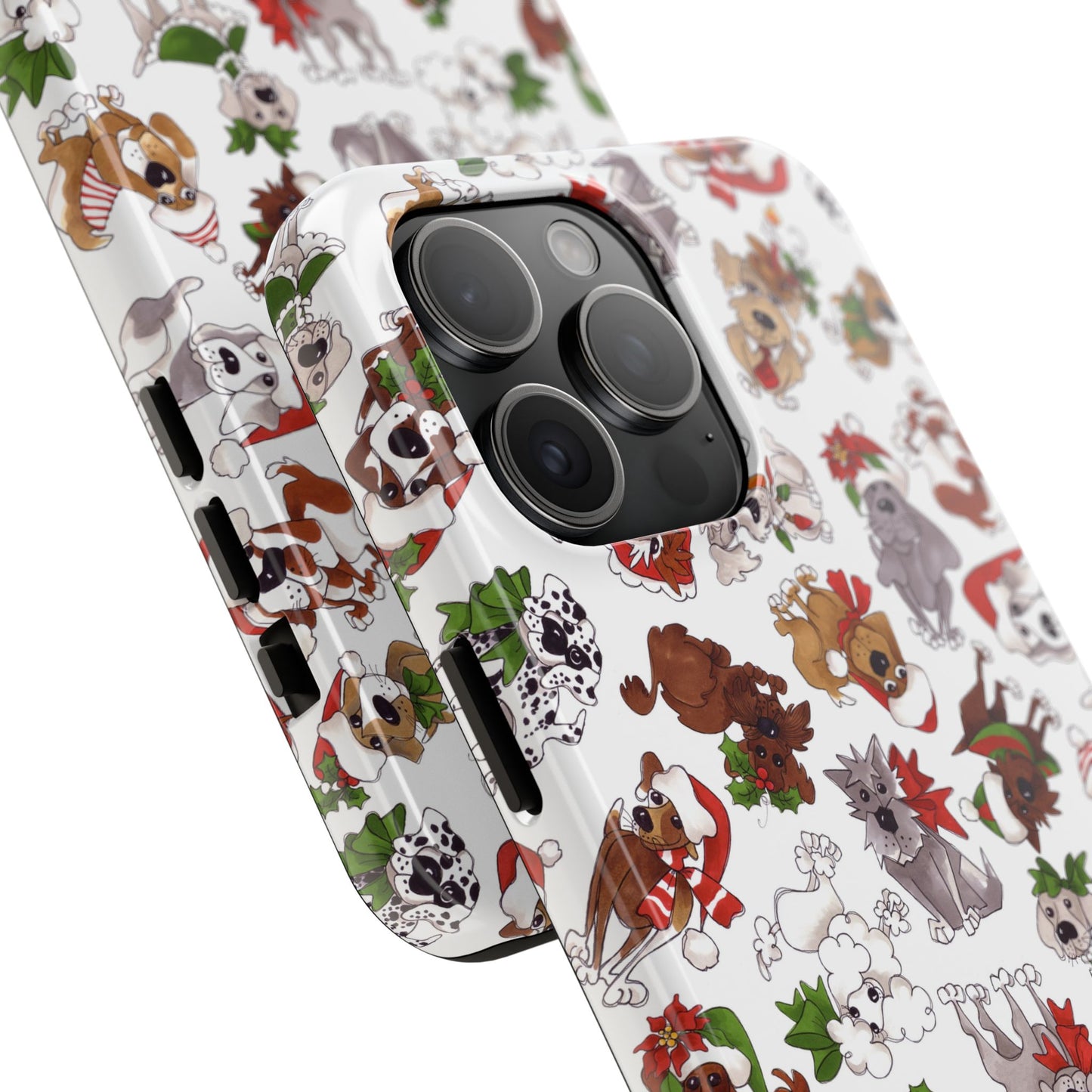 Doggie Toss White Phone Case