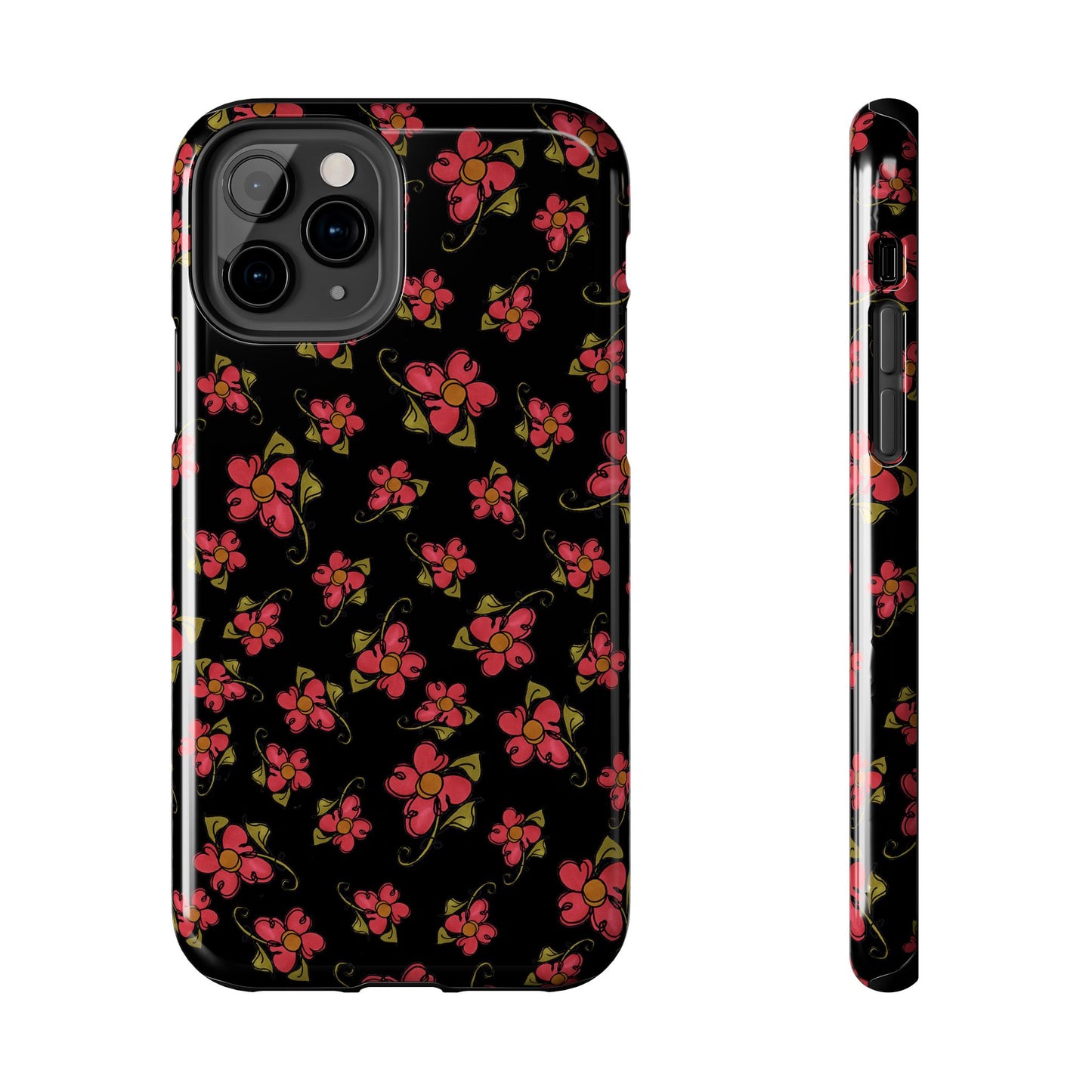 Daisy Caper Black Phone Case